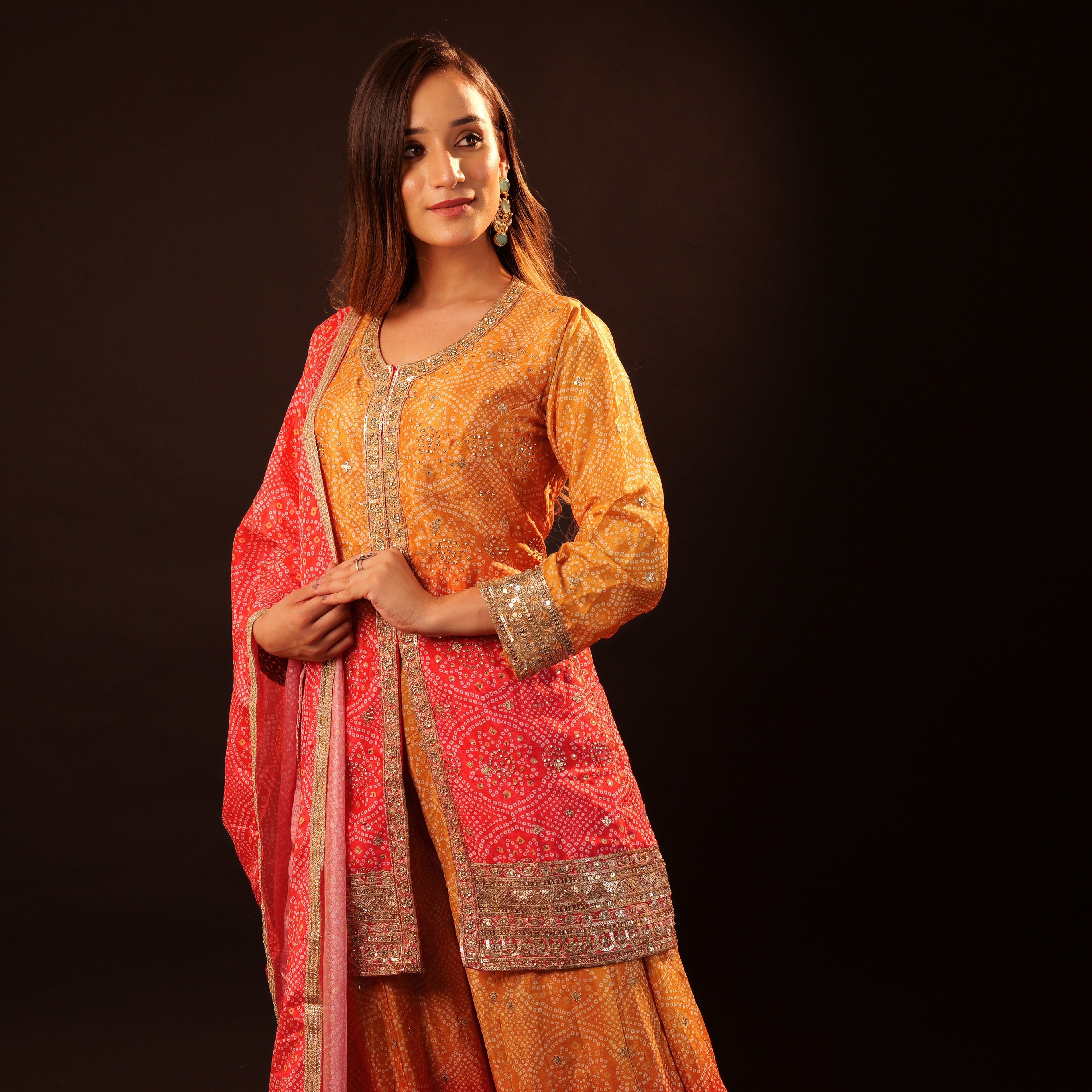 Garara Set - yellow pink