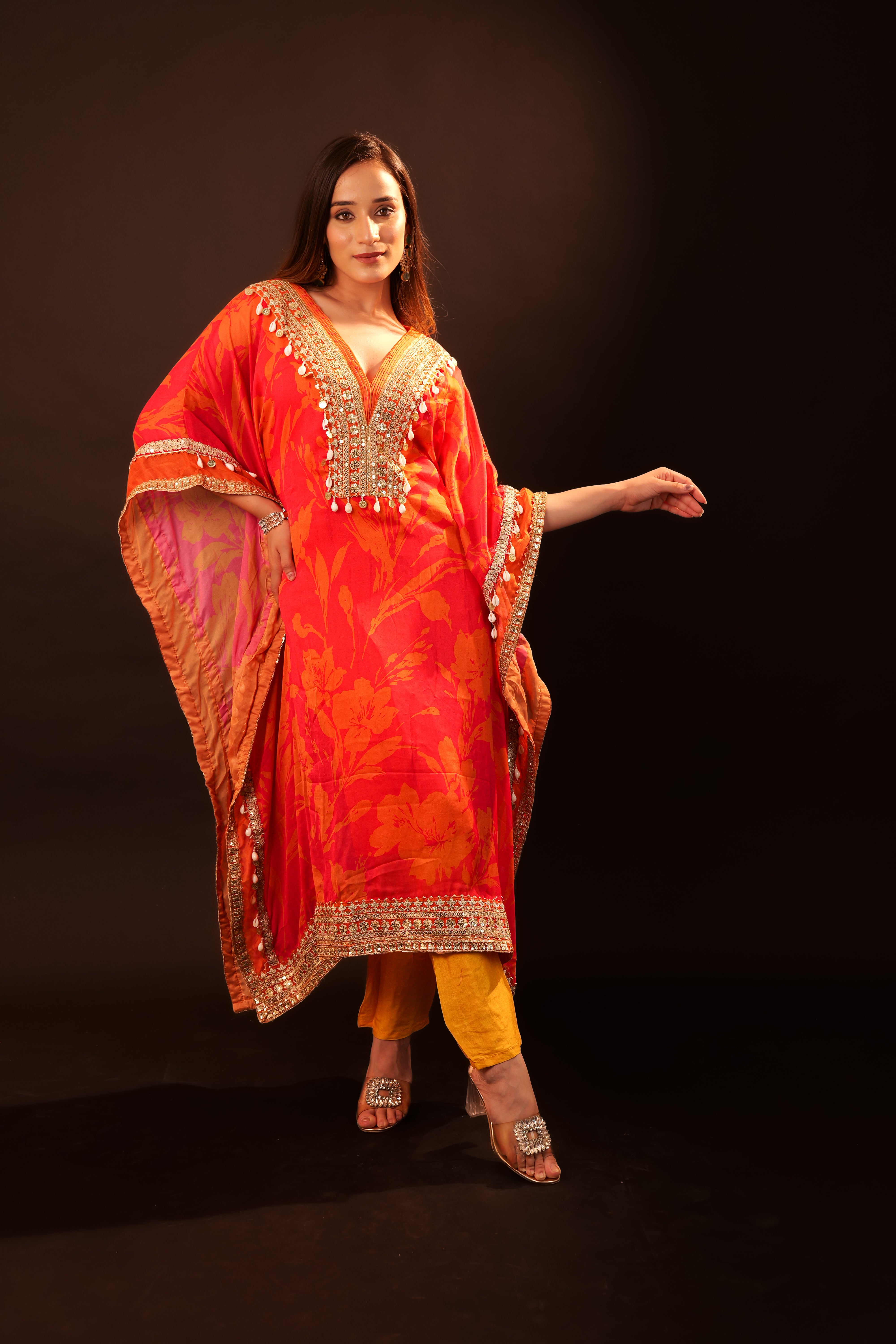 Kaftan Set - orange