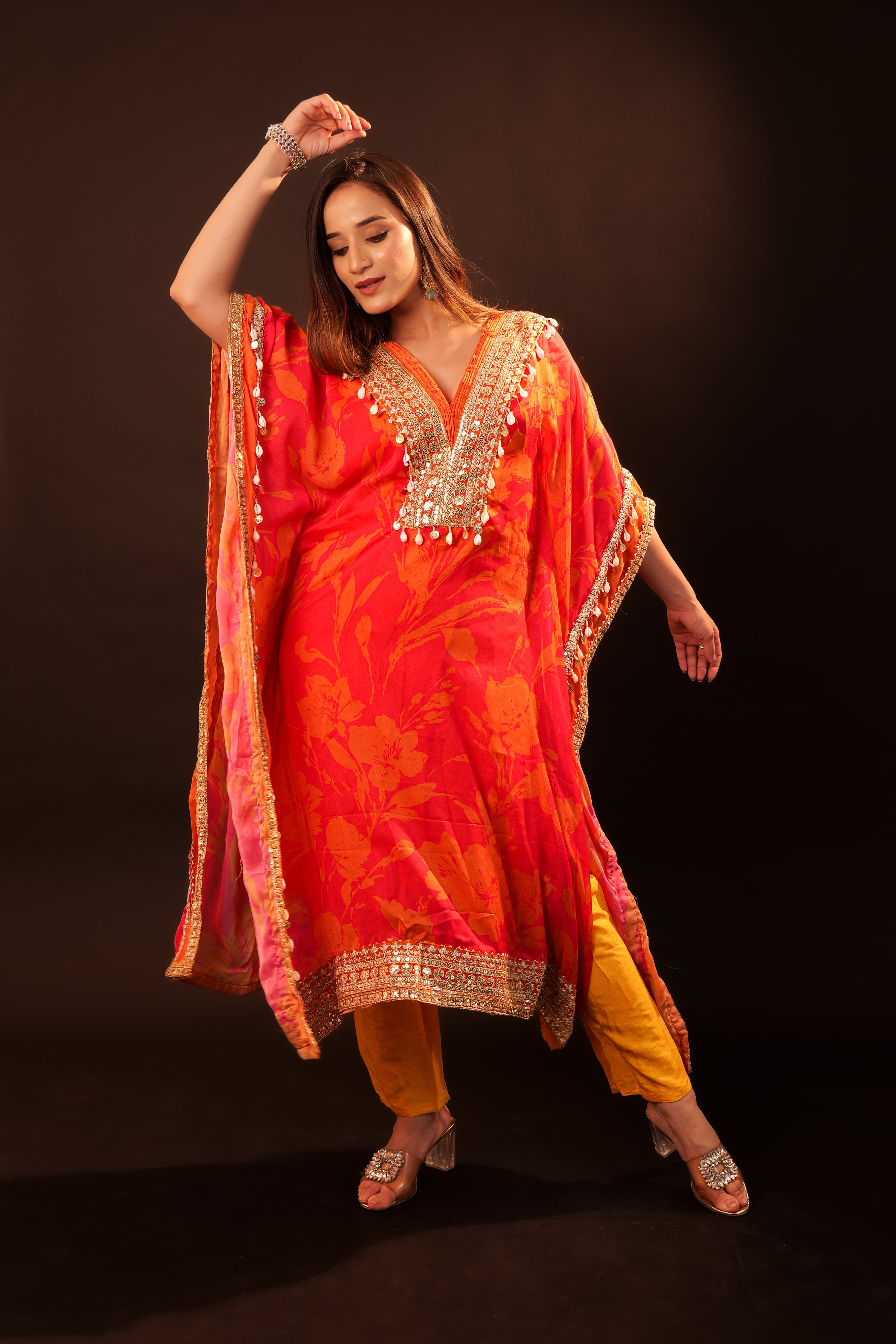 Kaftan Set - orange