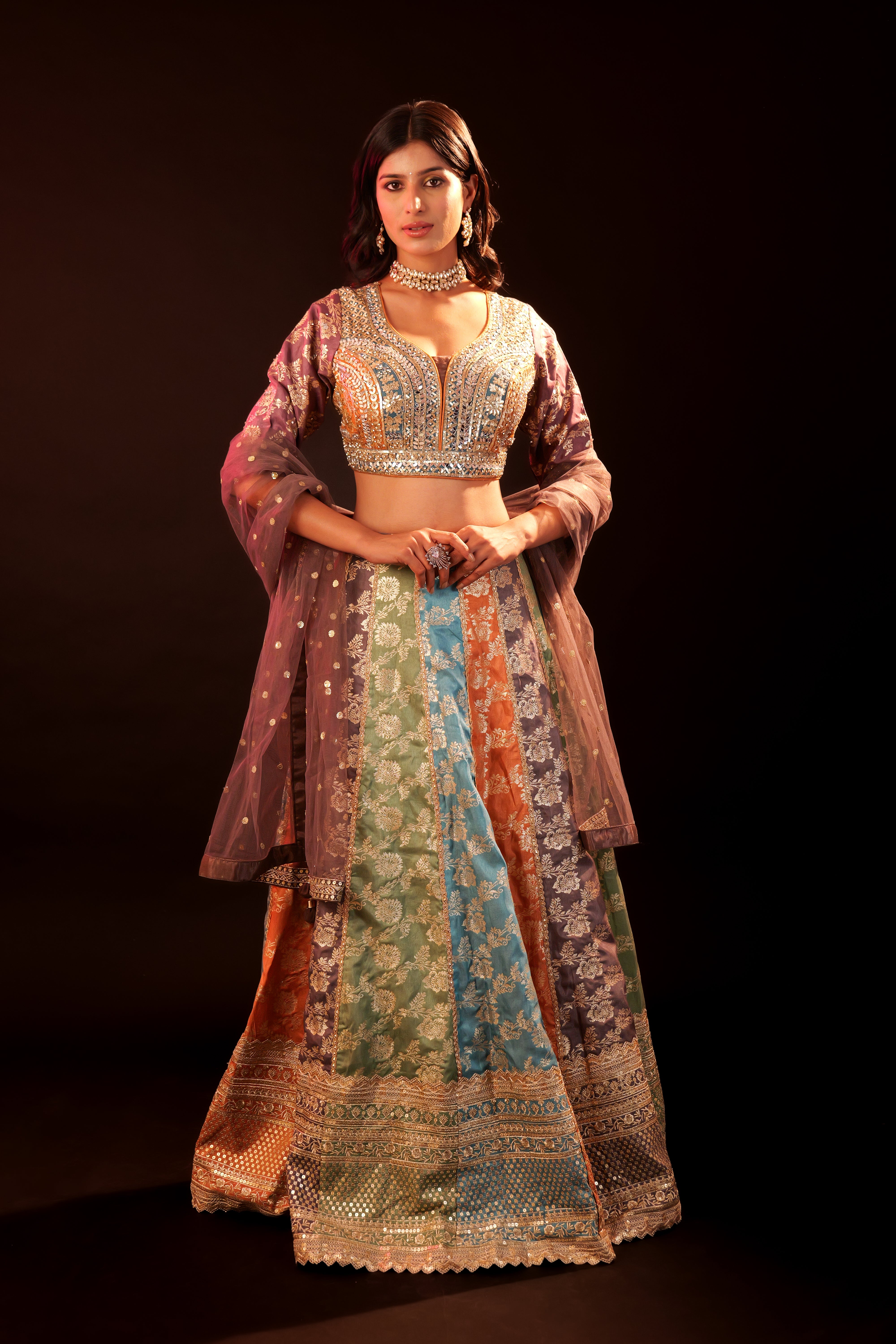 Lehenga 3 piece Set - multi