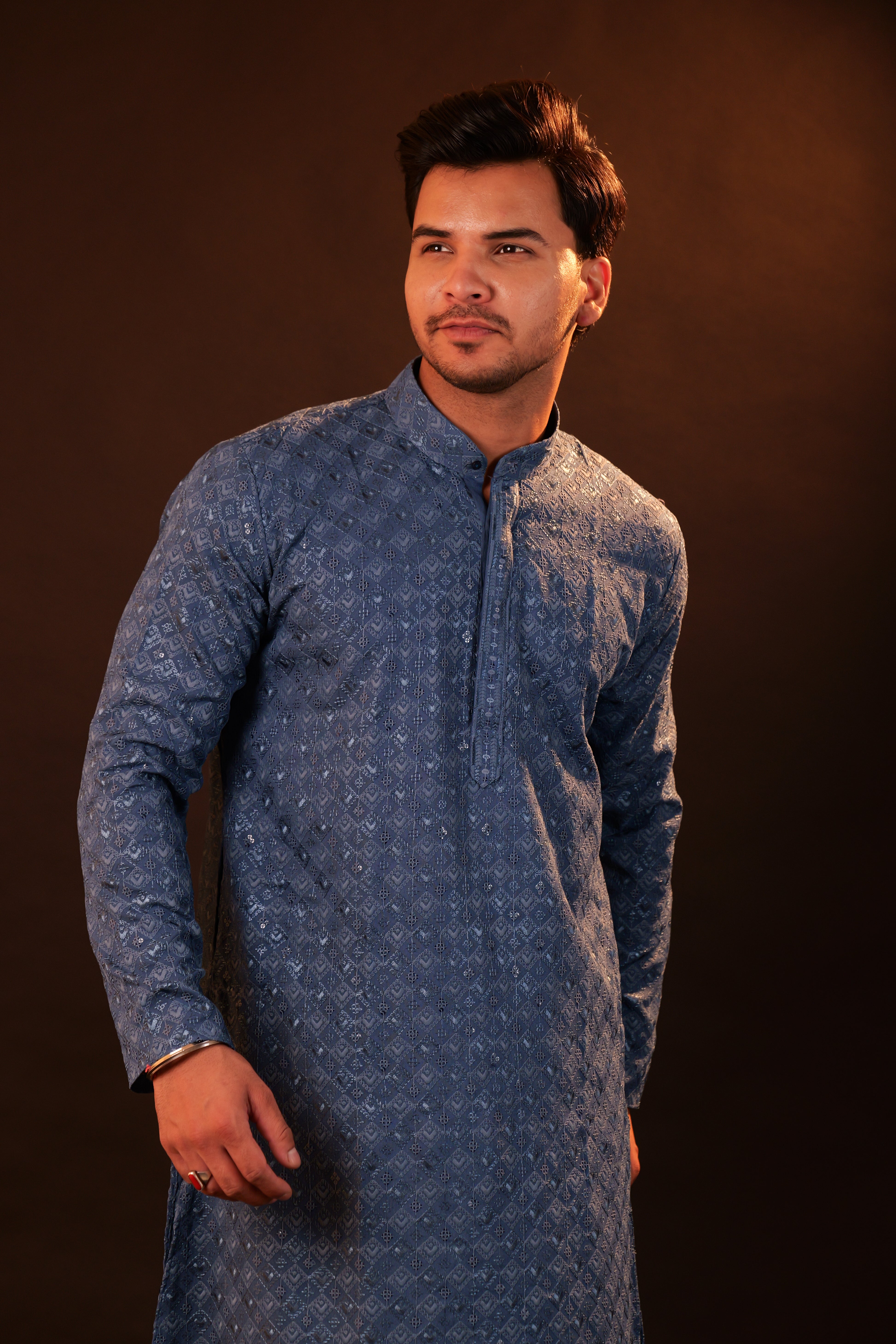 Kurta Pajama Set - blue