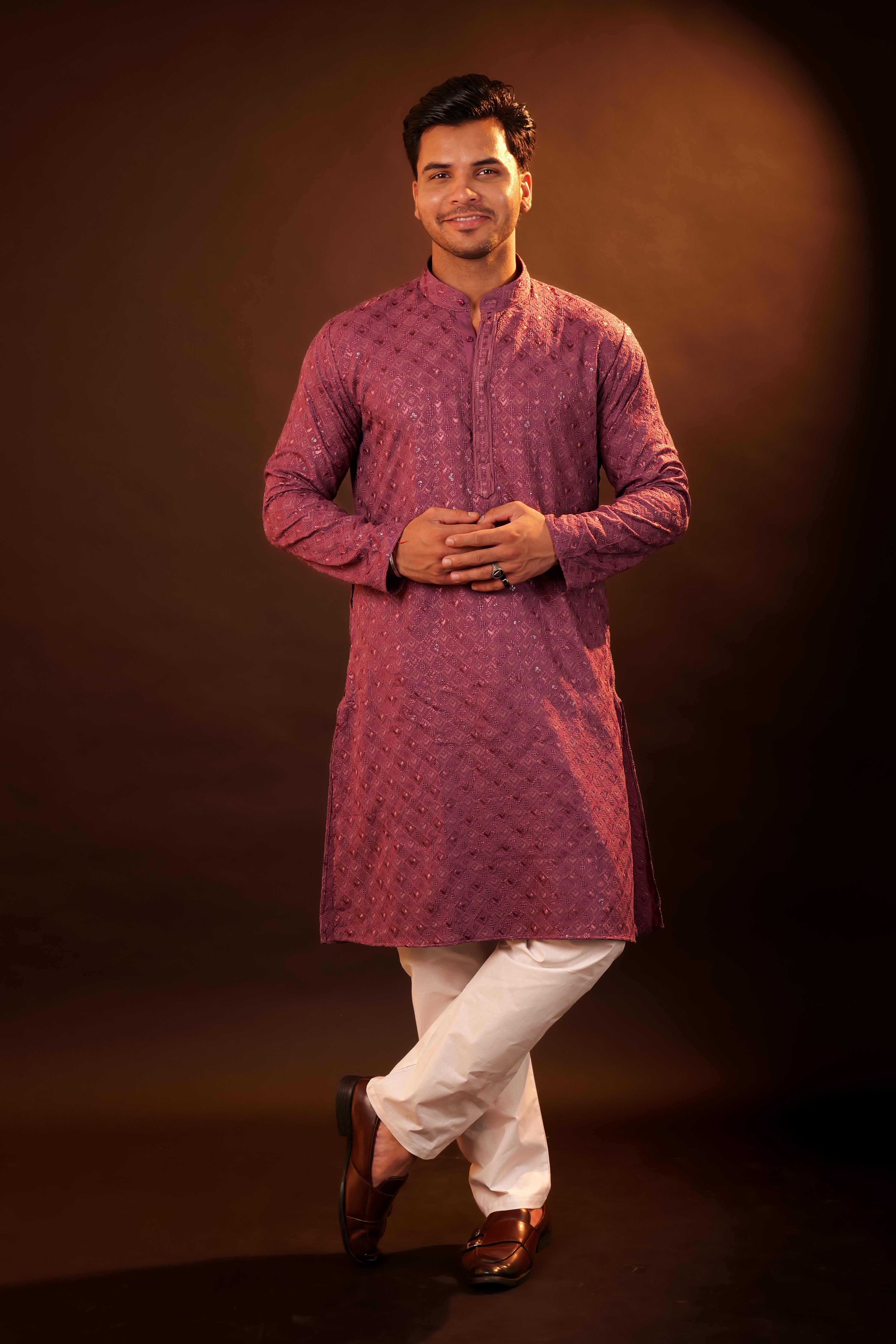 Kurta Pajama Set - light purple