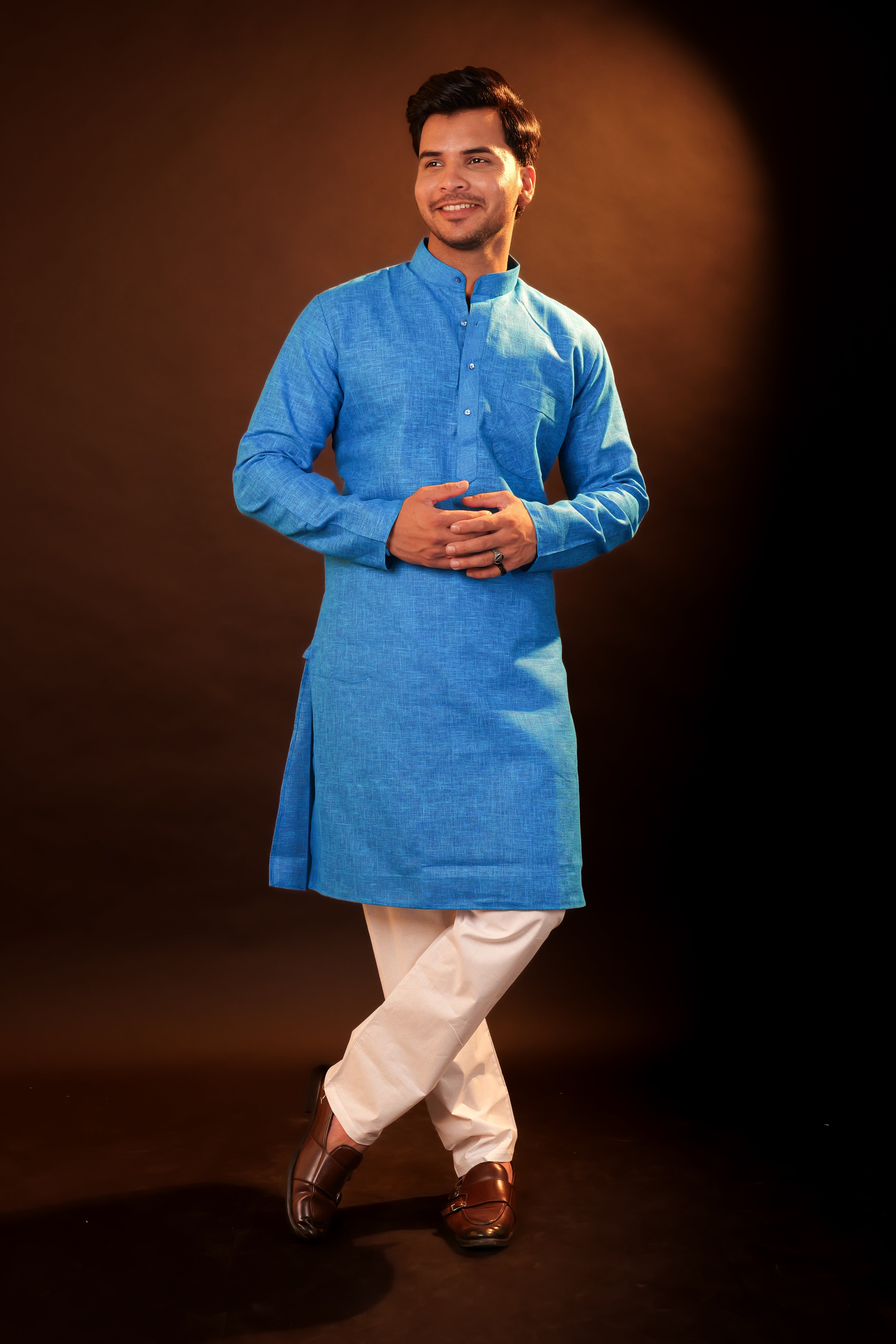 Kurta Pajama Set - blue