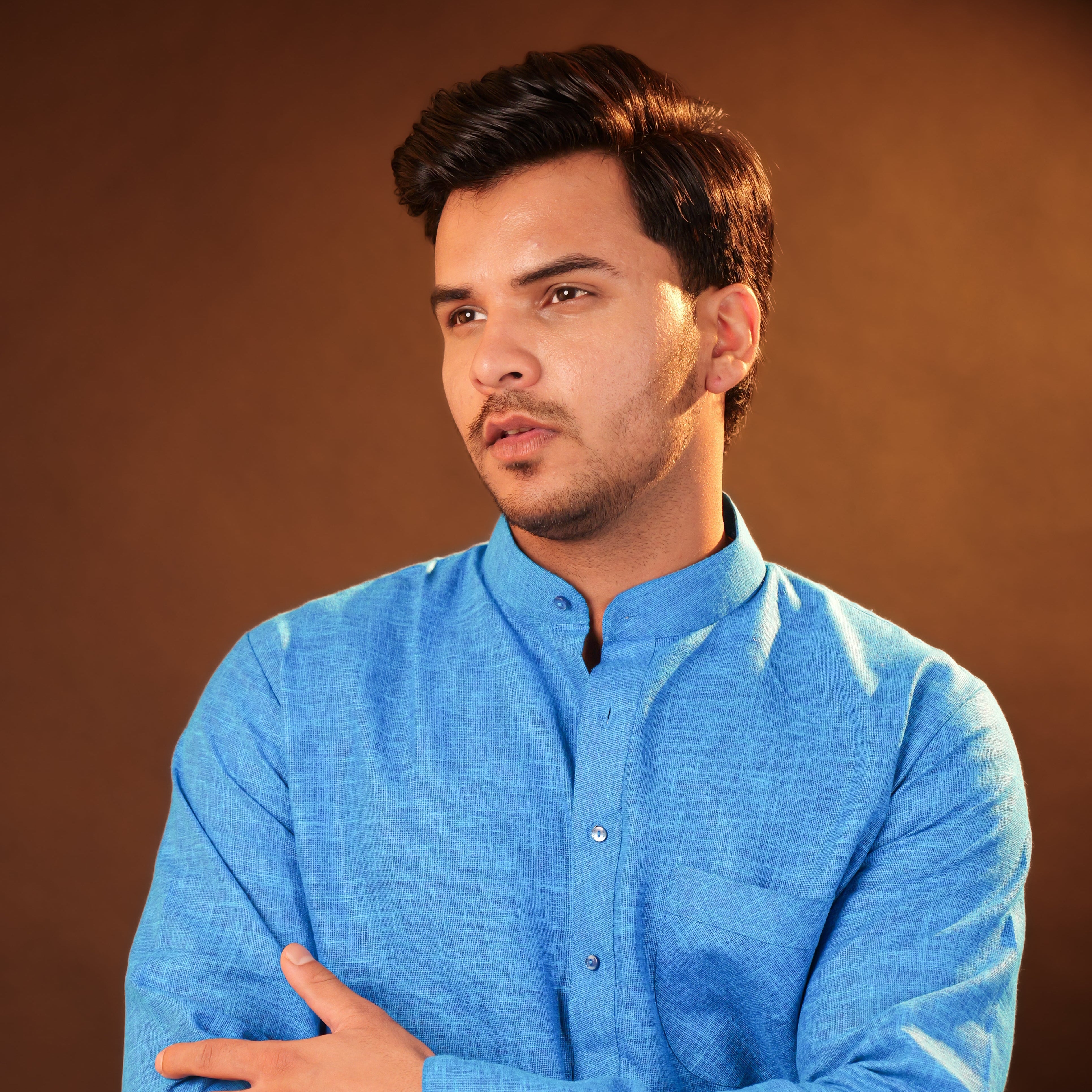 Kurta Pajama Set - blue