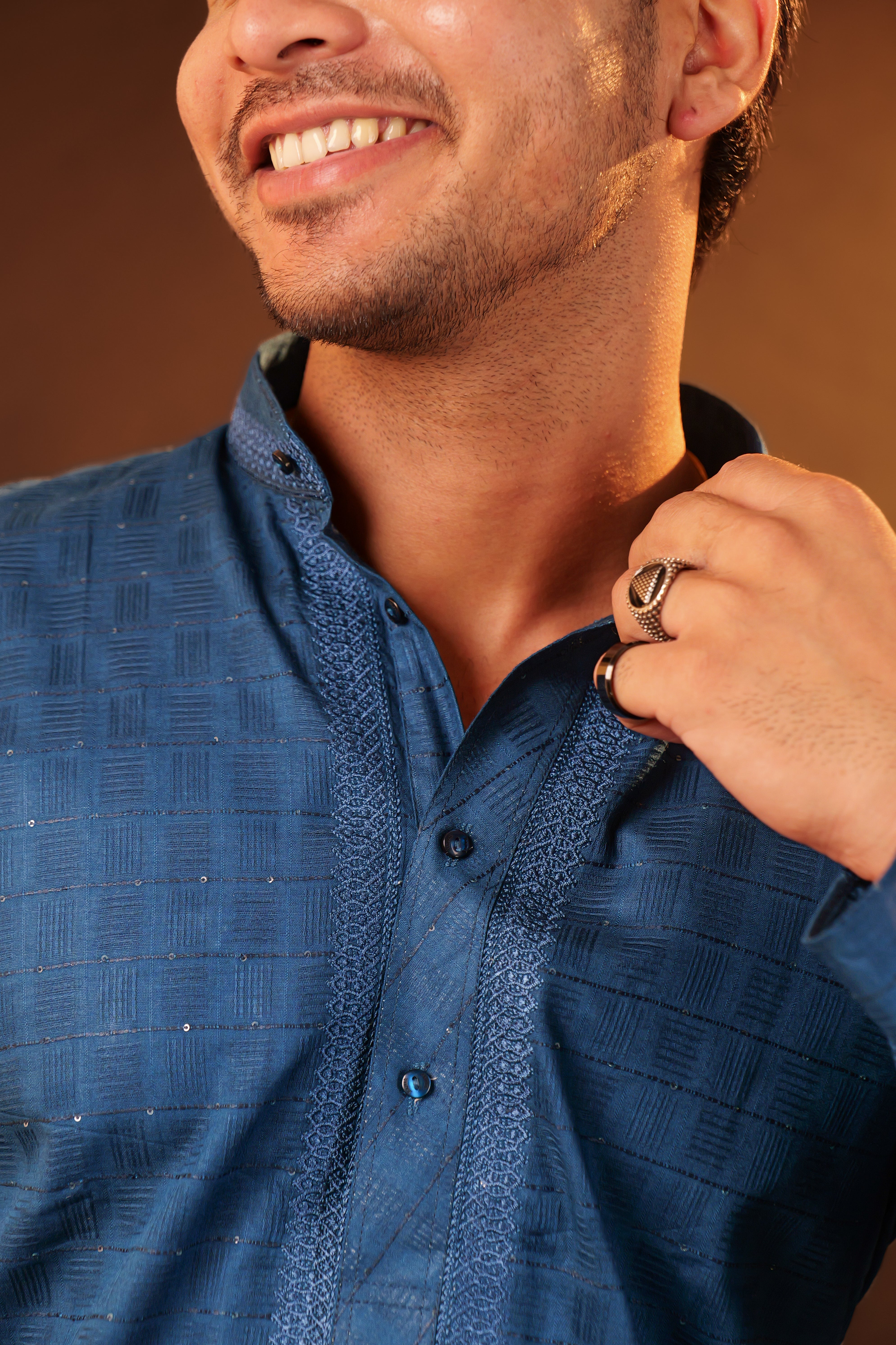 Kurta Pajama Set - blue