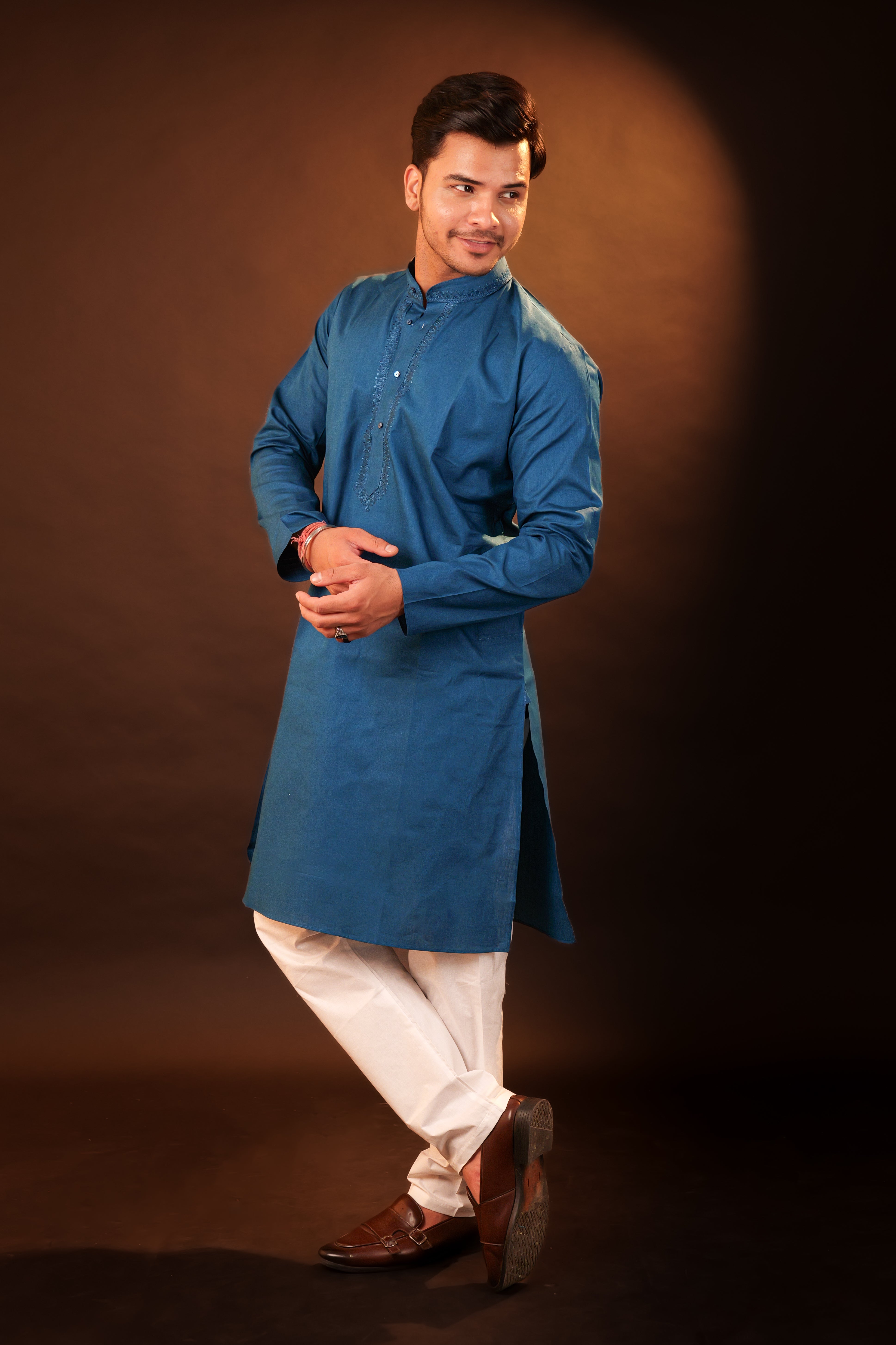 Kurta Pajama Set - blue