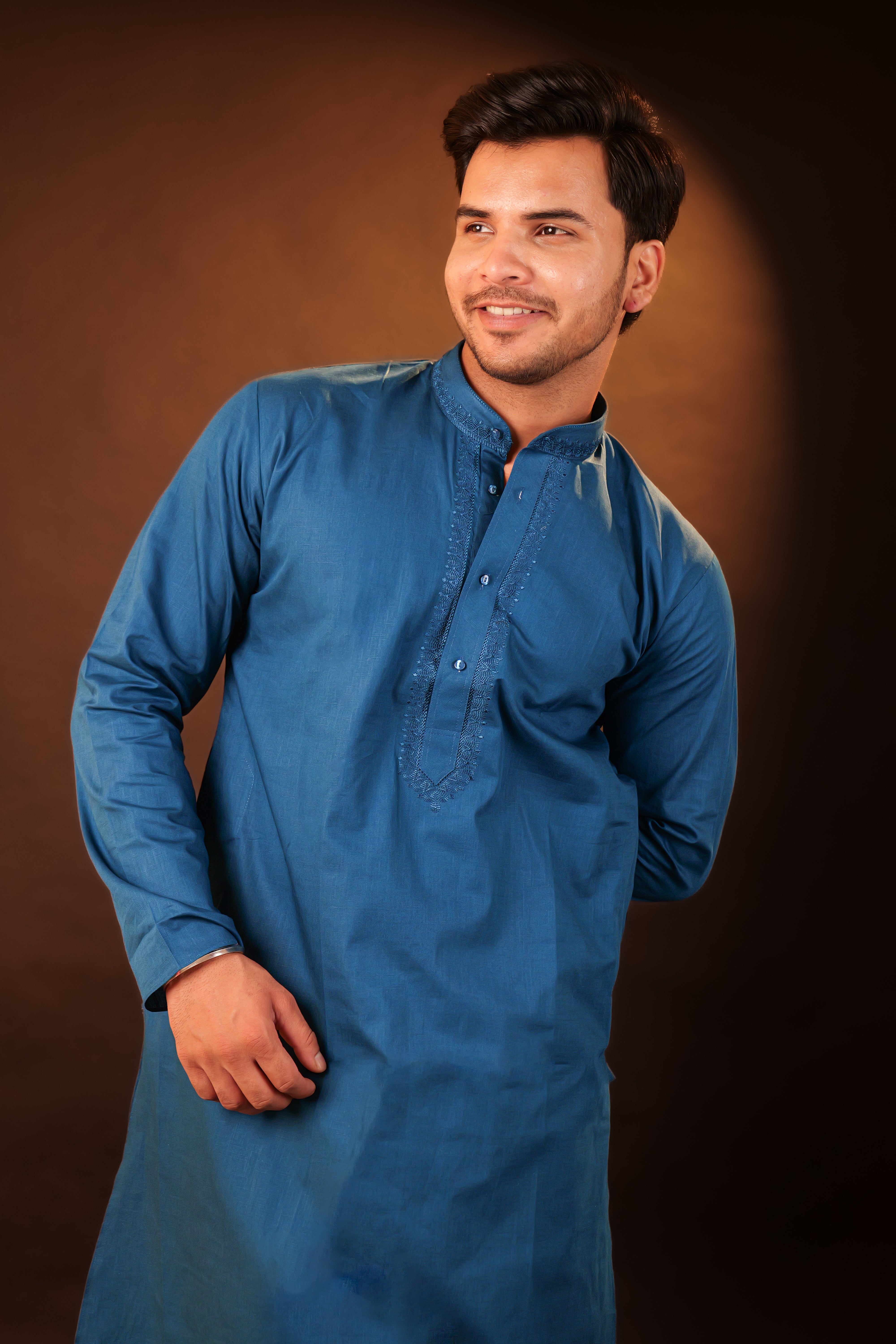 Kurta Pajama Set - blue