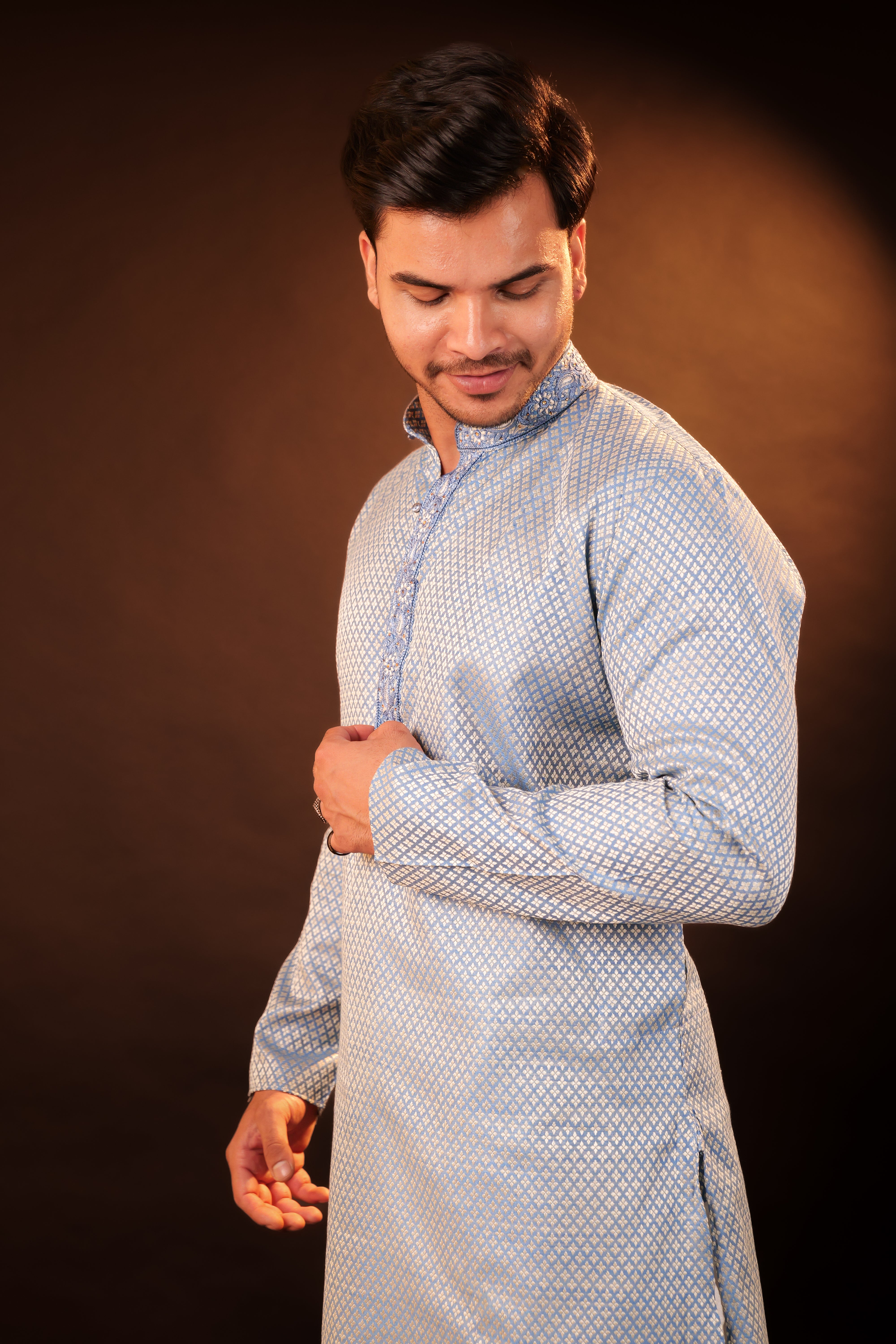 Kurta Pajama Set - blue