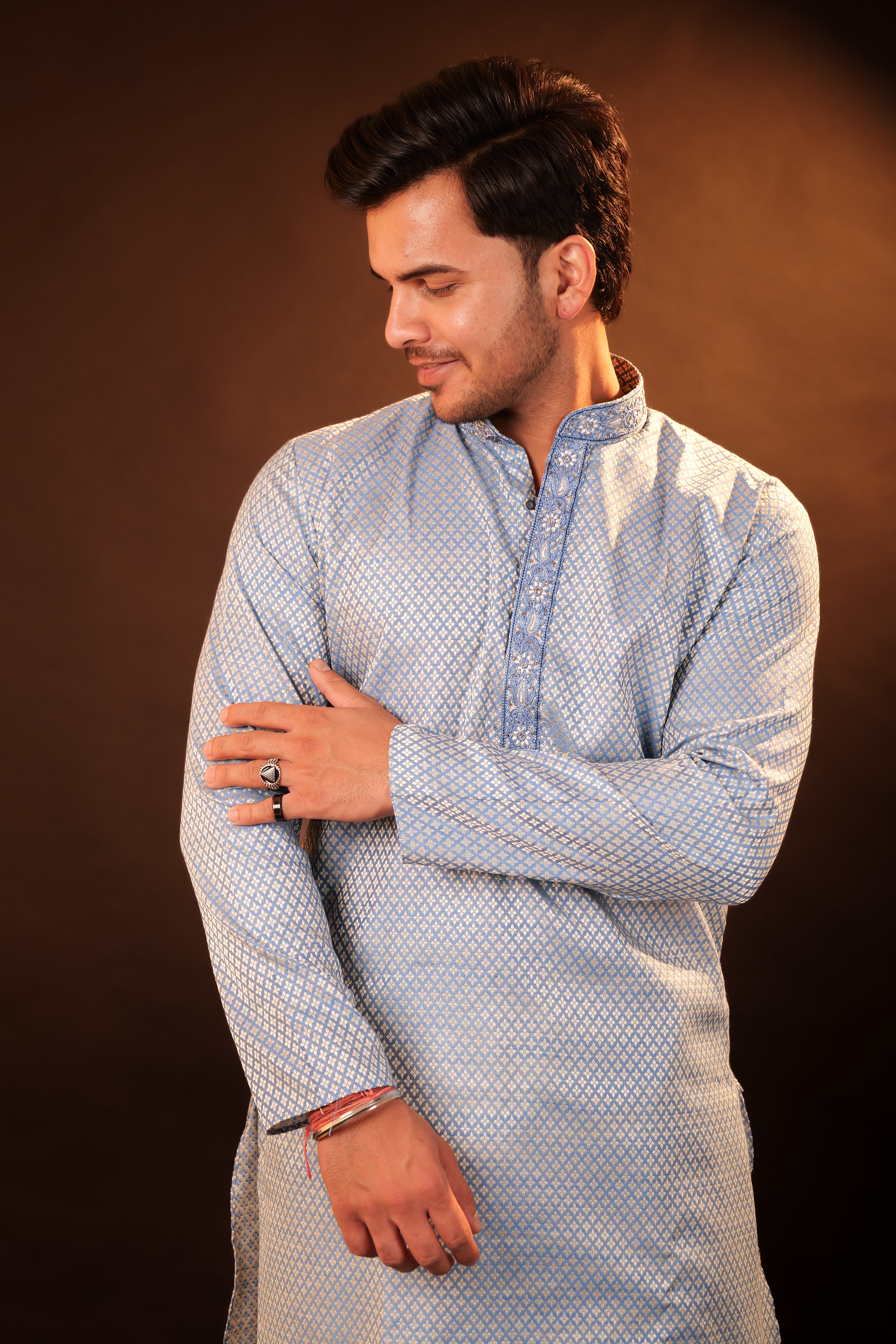 Kurta Pajama Set - blue