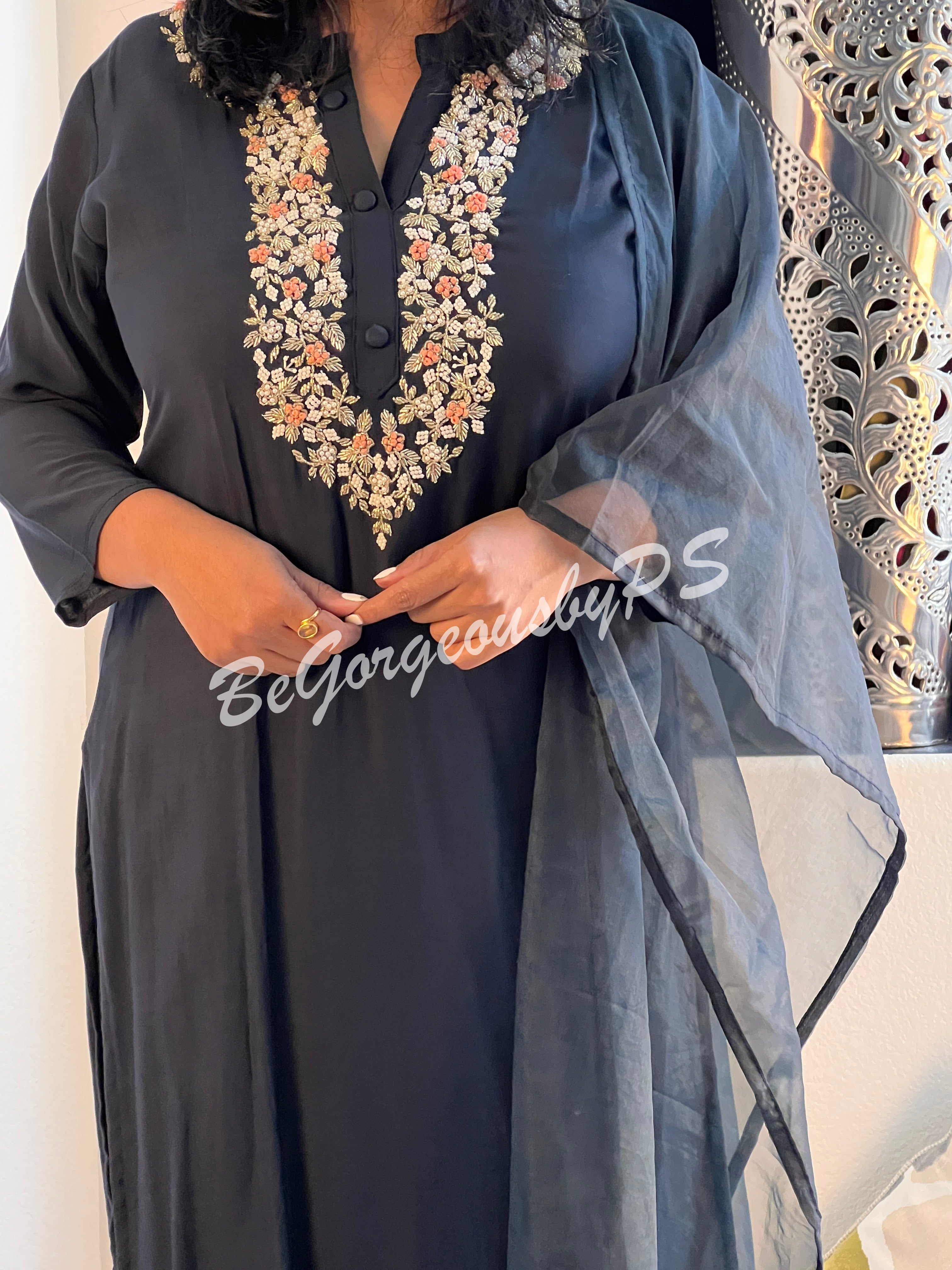 Party wear 3-piece SET PW-003-BLU