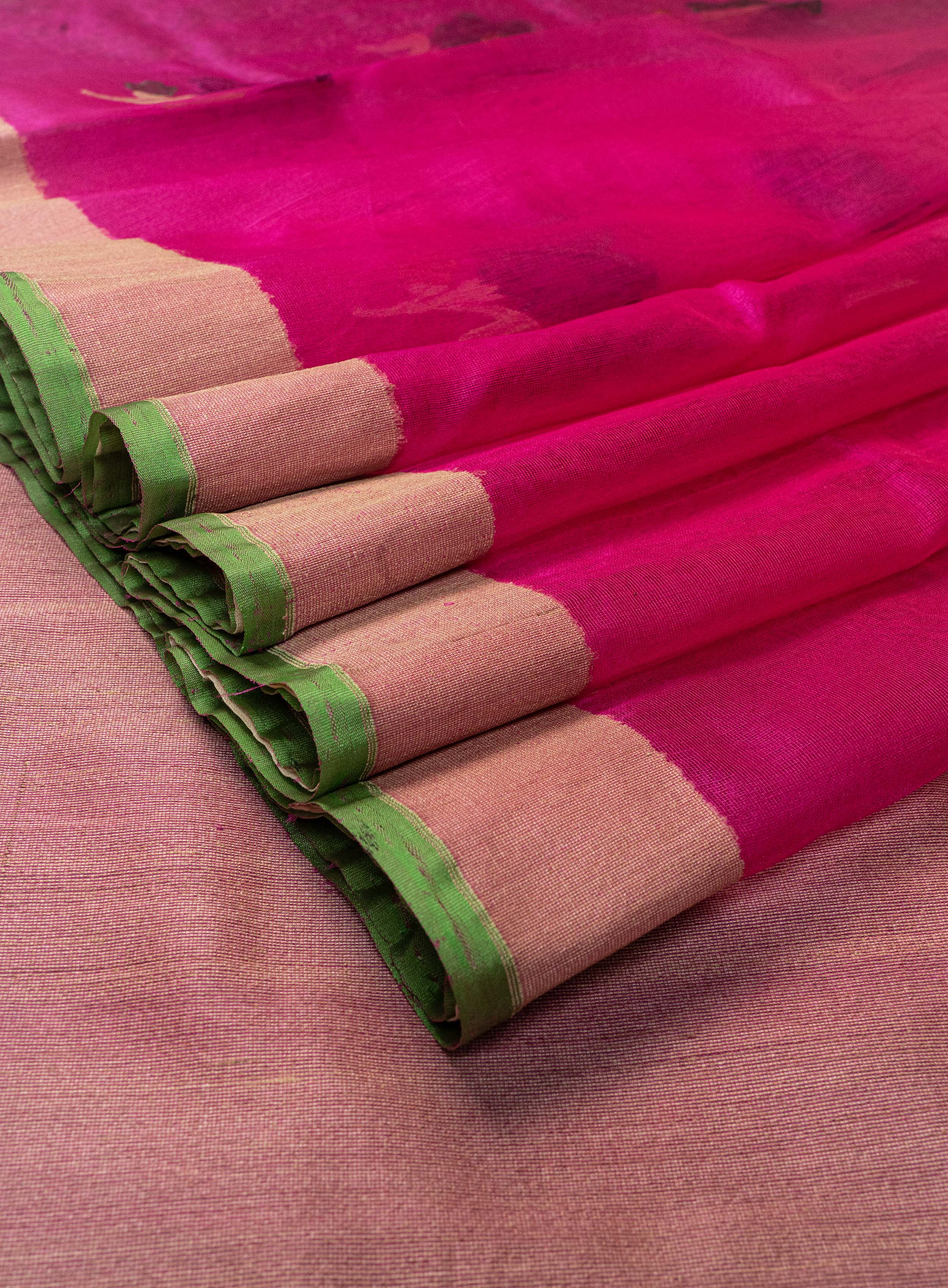 Banarasi Net Tilfi Butta Saree - pink