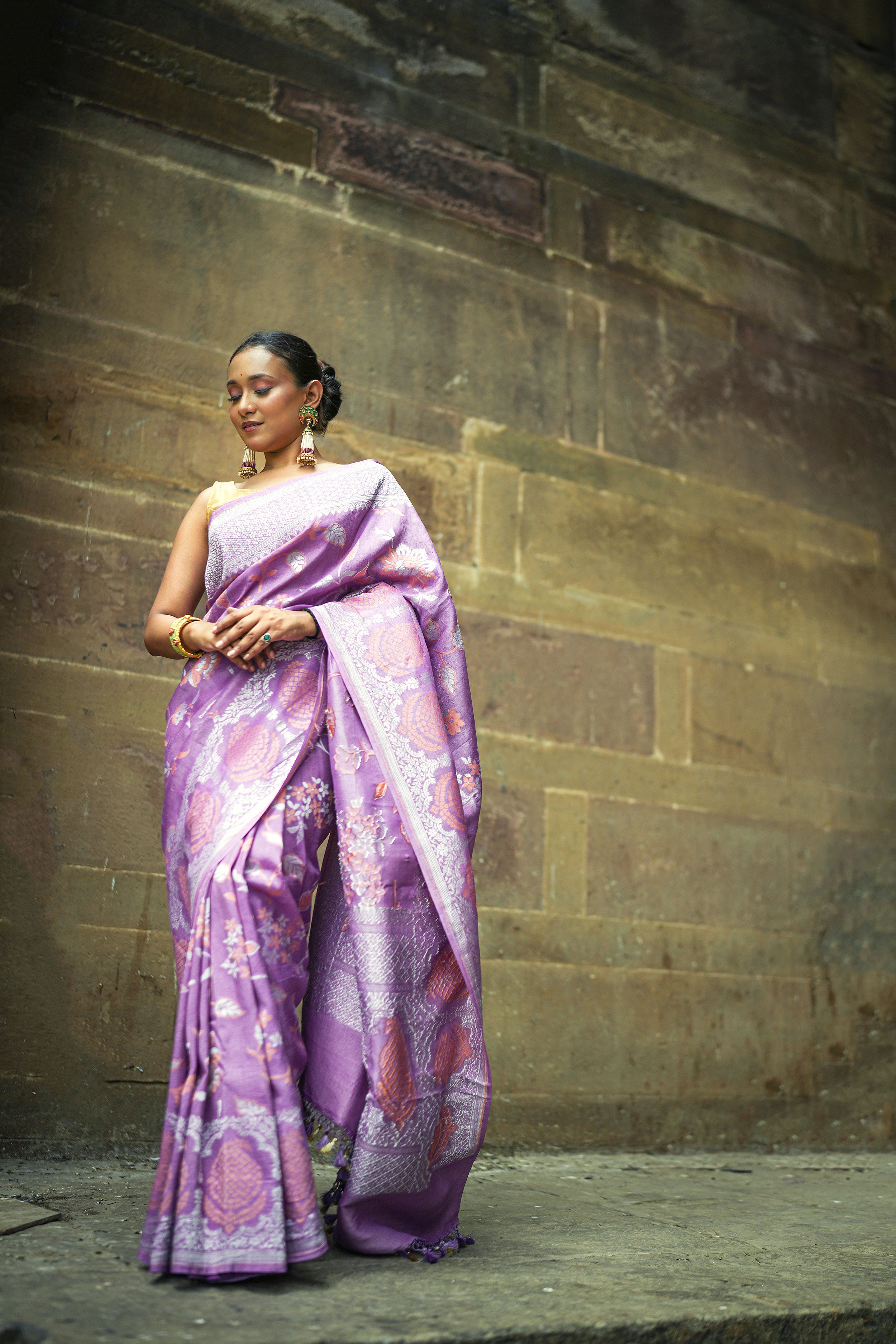 Tussar Georgette Saree