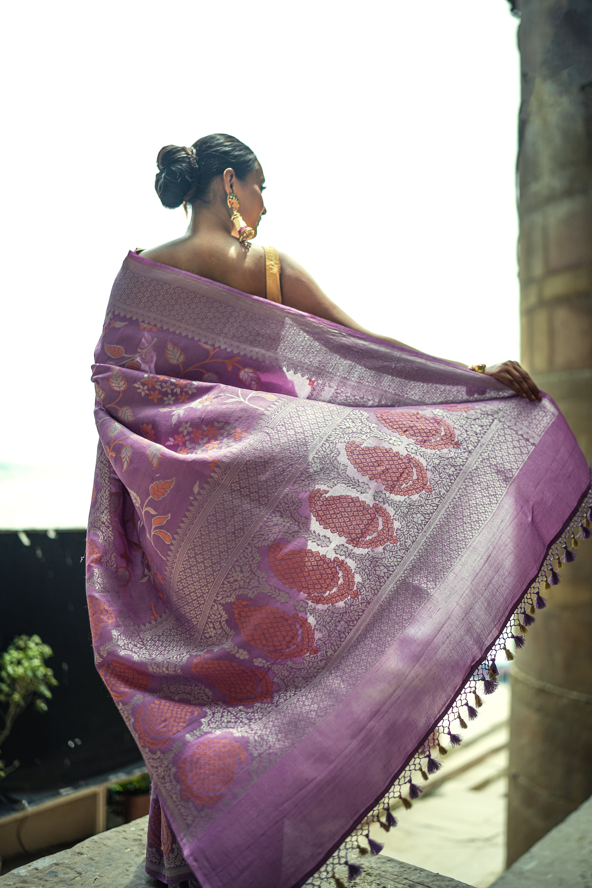 Tussar Georgette Saree