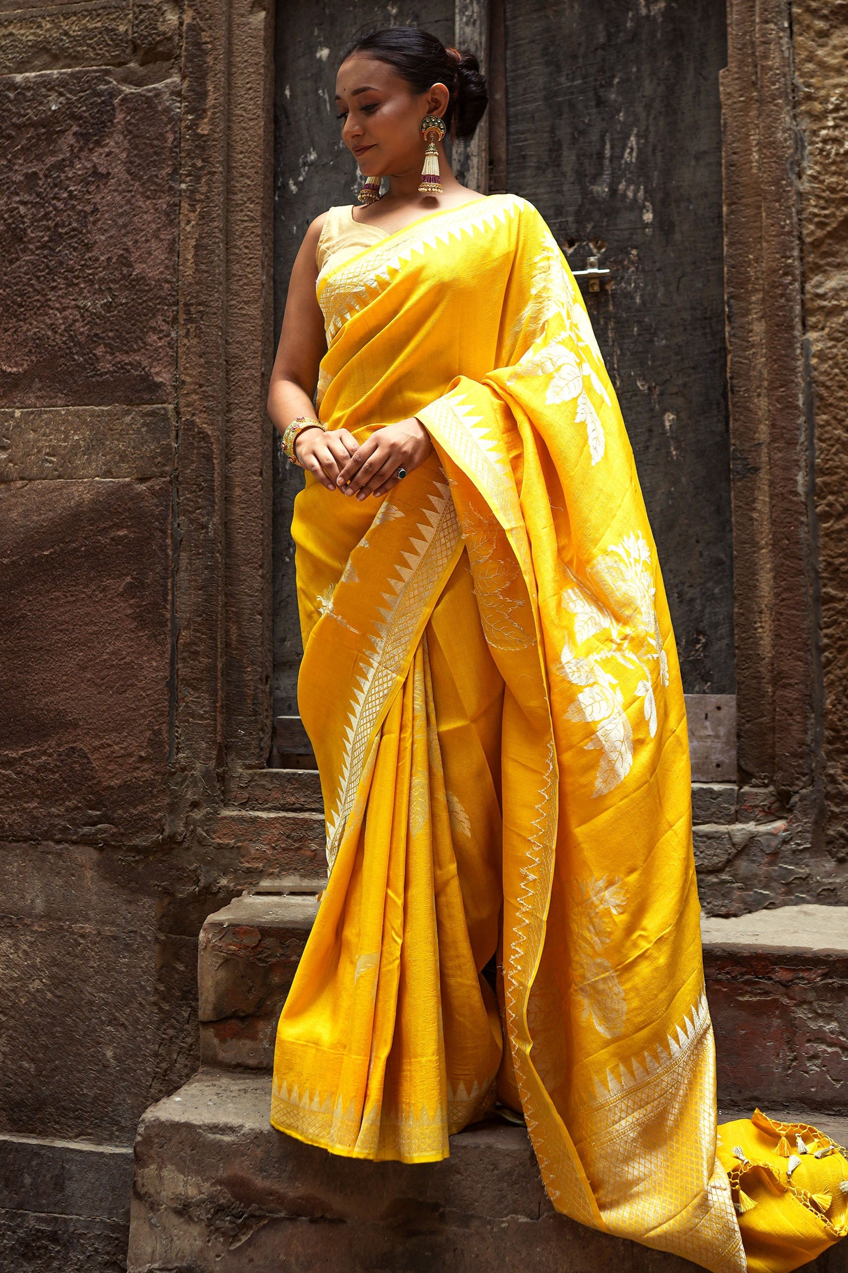 Tussar Georgette Saree