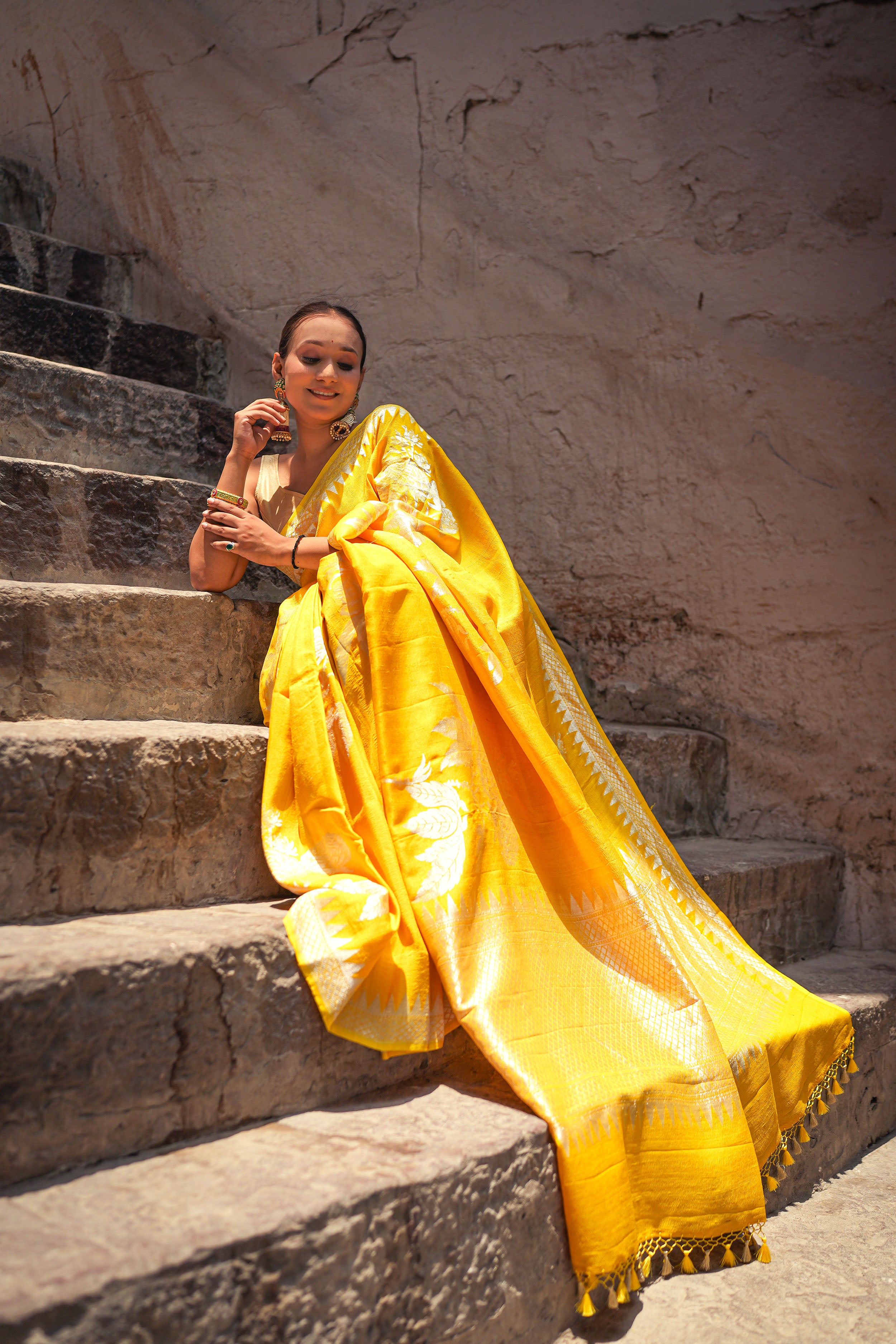 Tussar Georgette Saree