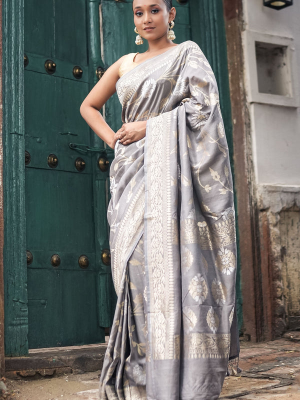 Banarasi Tussar Georgette Saree