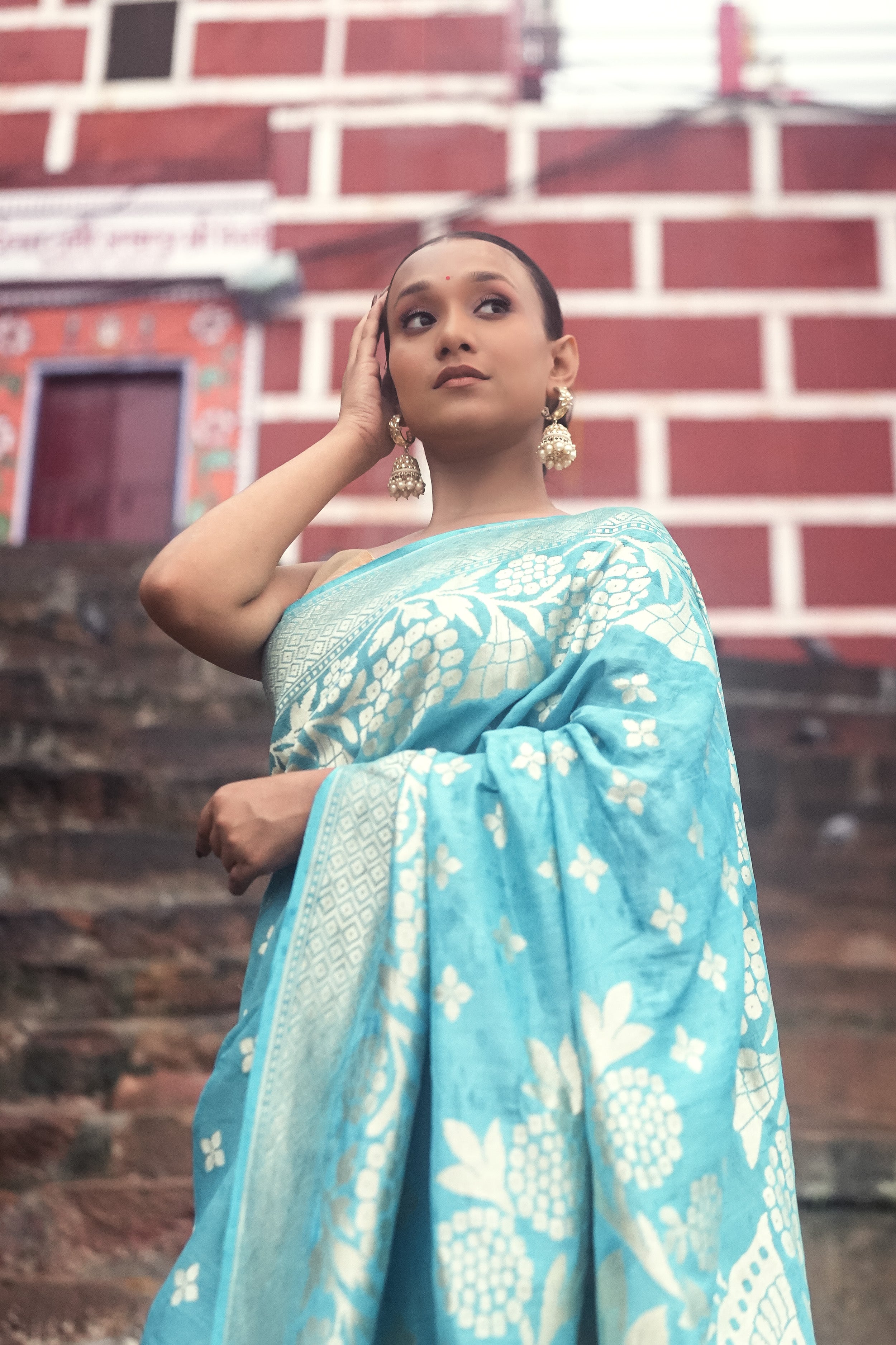 Banarasi Tussar Georgette Saree