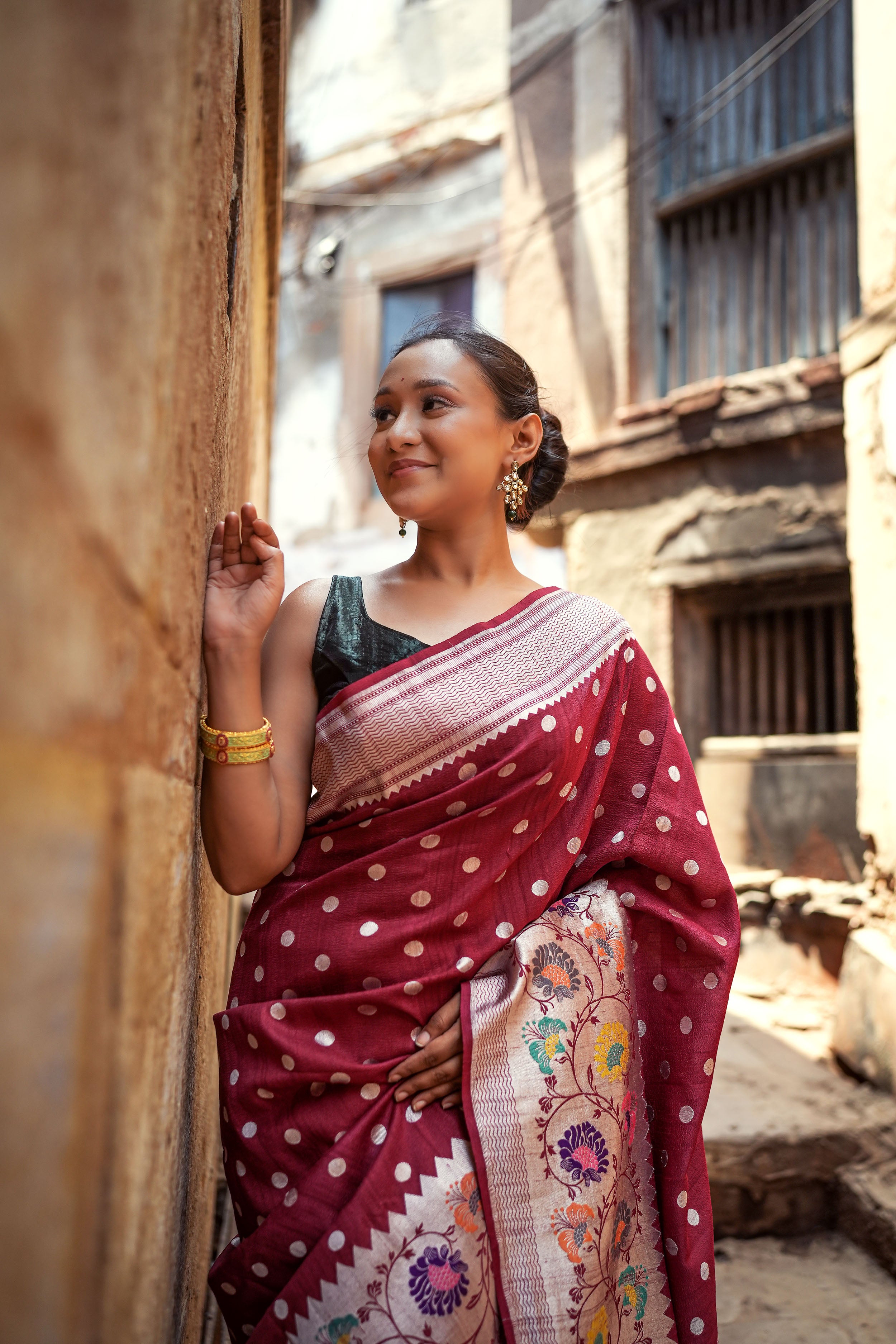 Tussar Georgette Saree