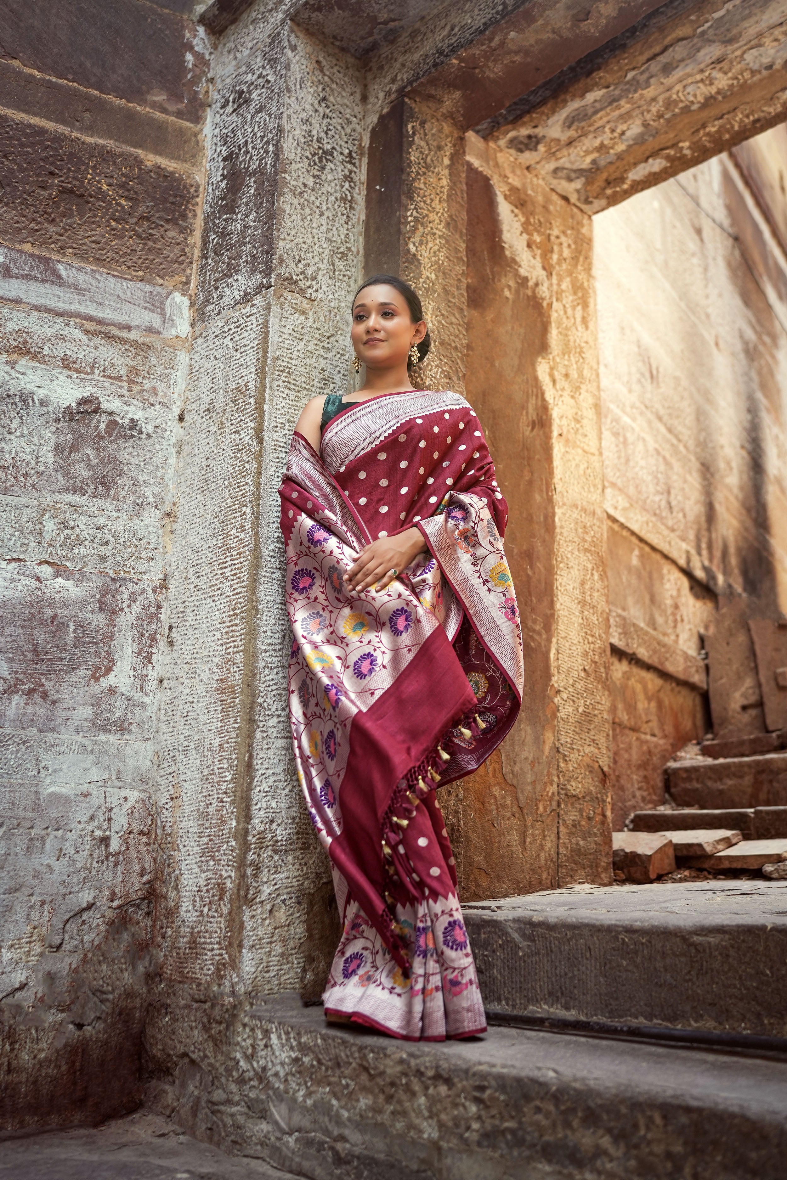 Tussar Georgette Saree