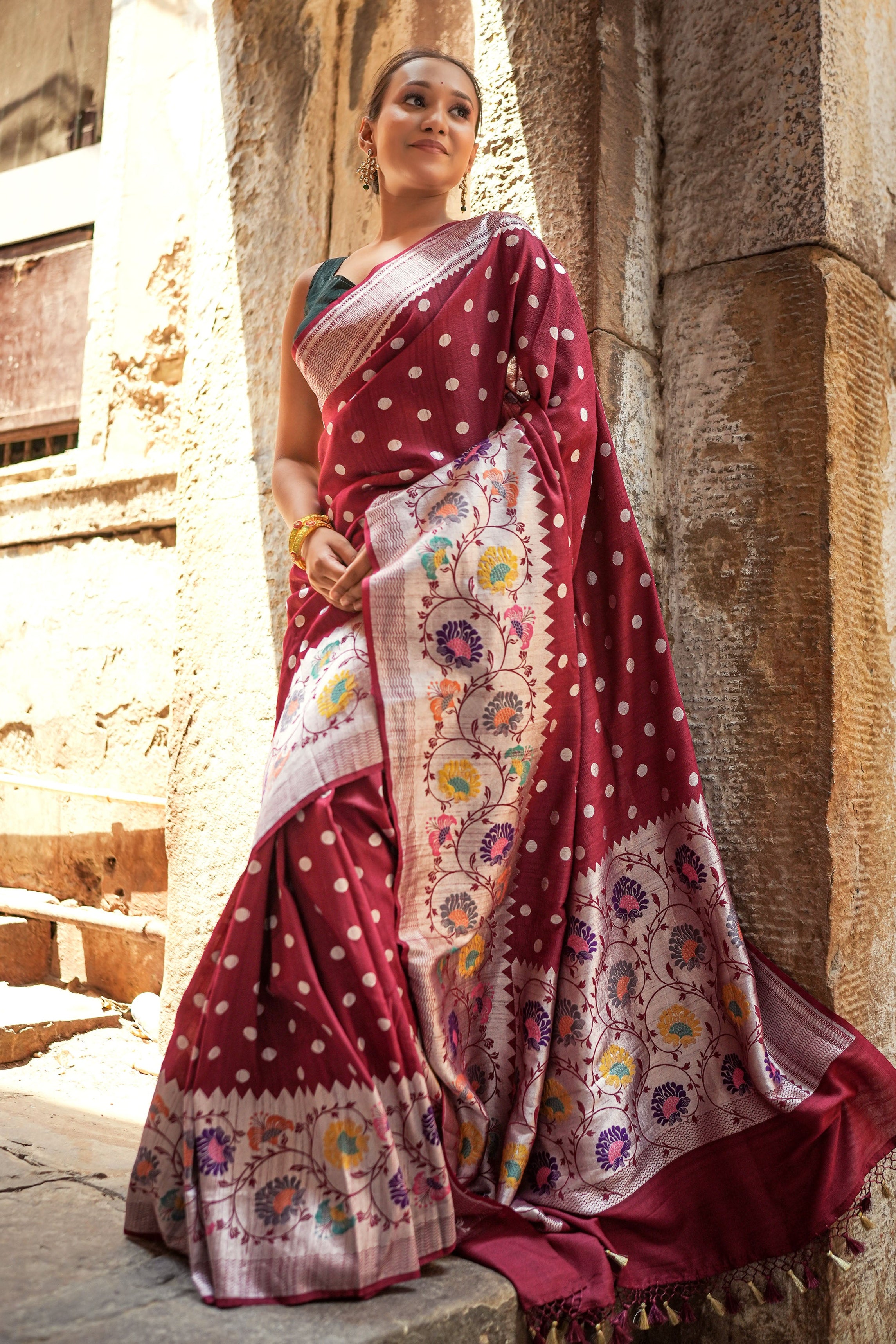 Tussar Georgette Saree