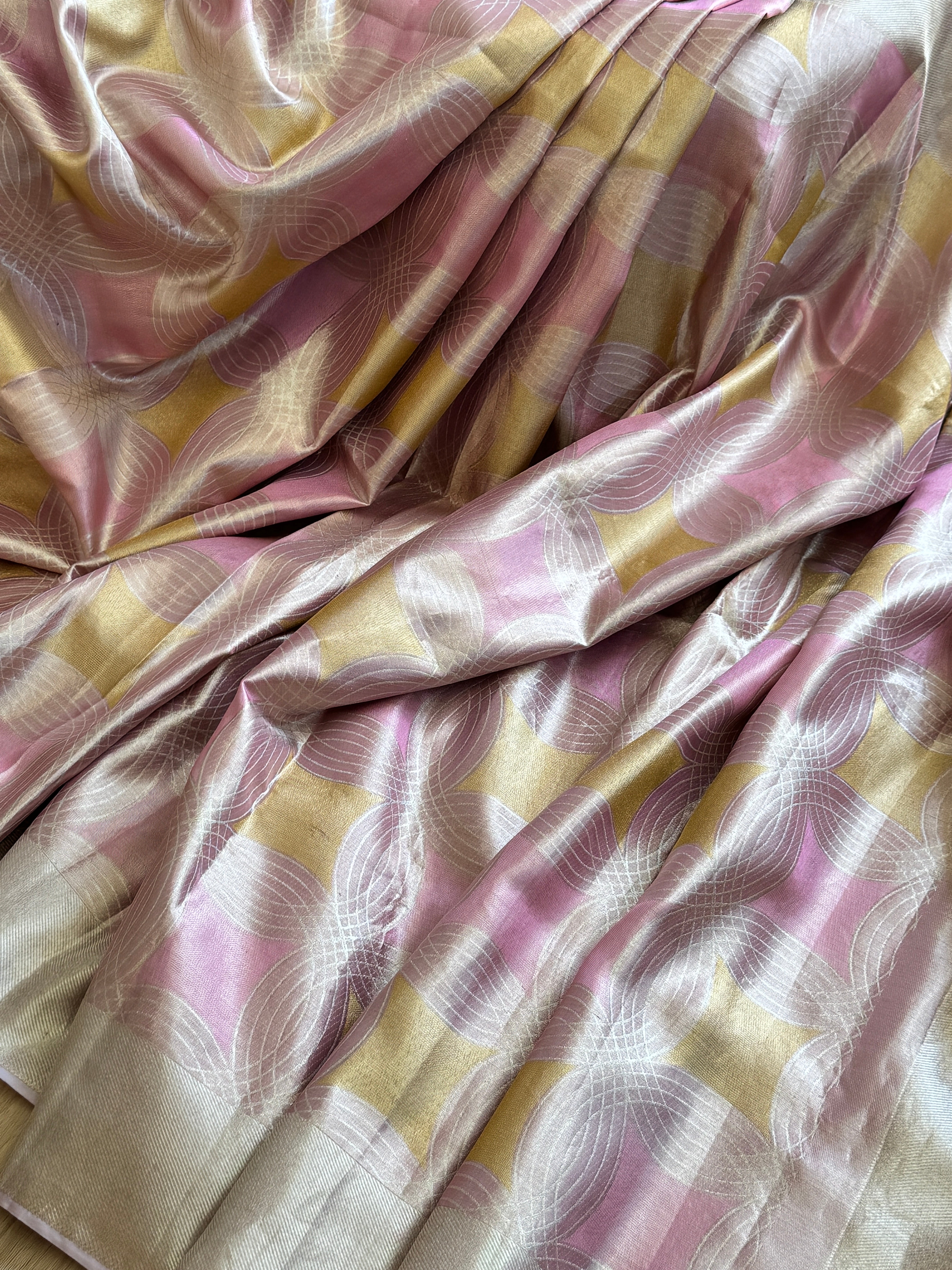 Kanjeevaram Tissue Pure Handloom Silk Saree