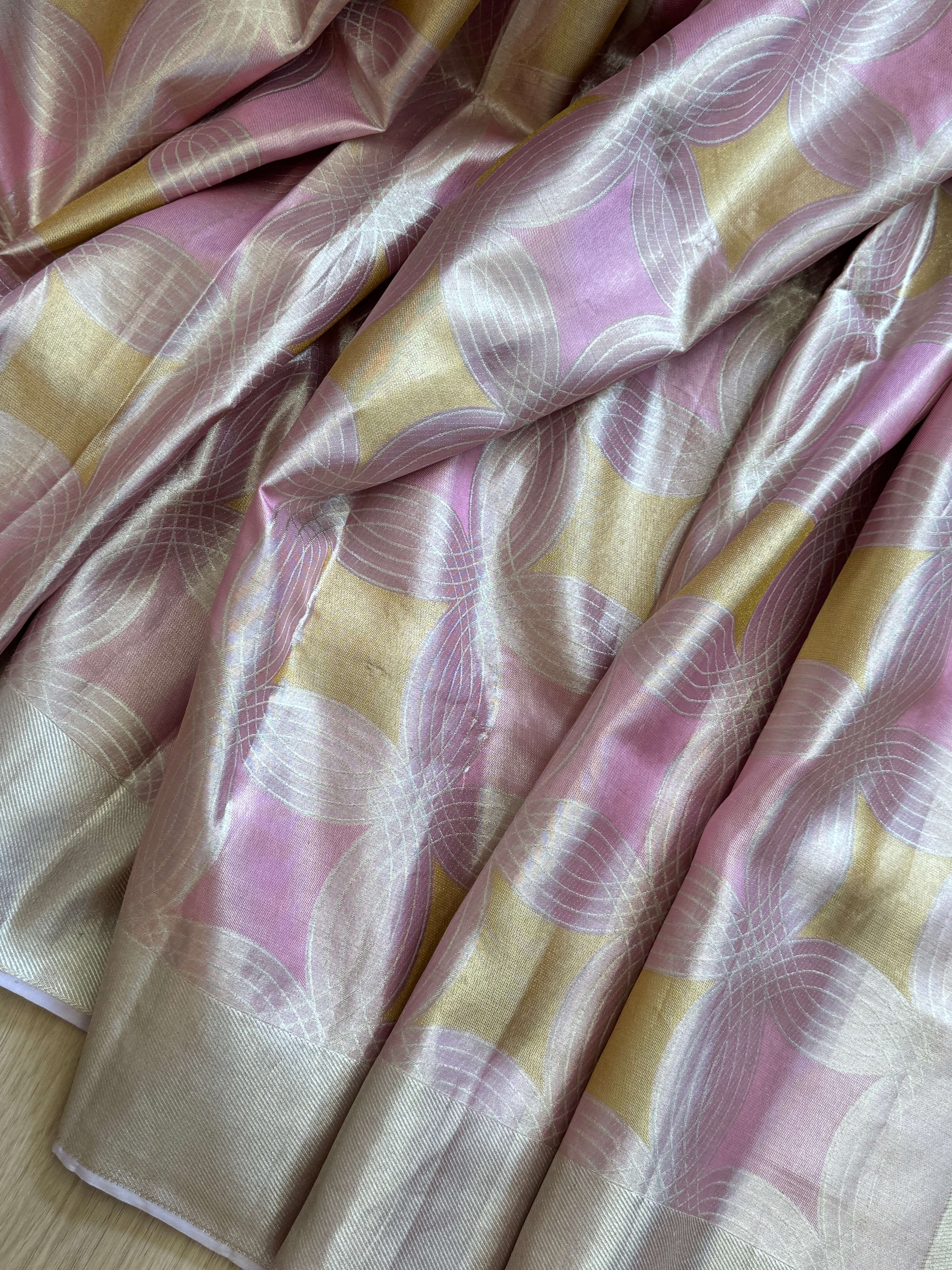 Kanjeevaram Tissue Pure Handloom Silk Saree