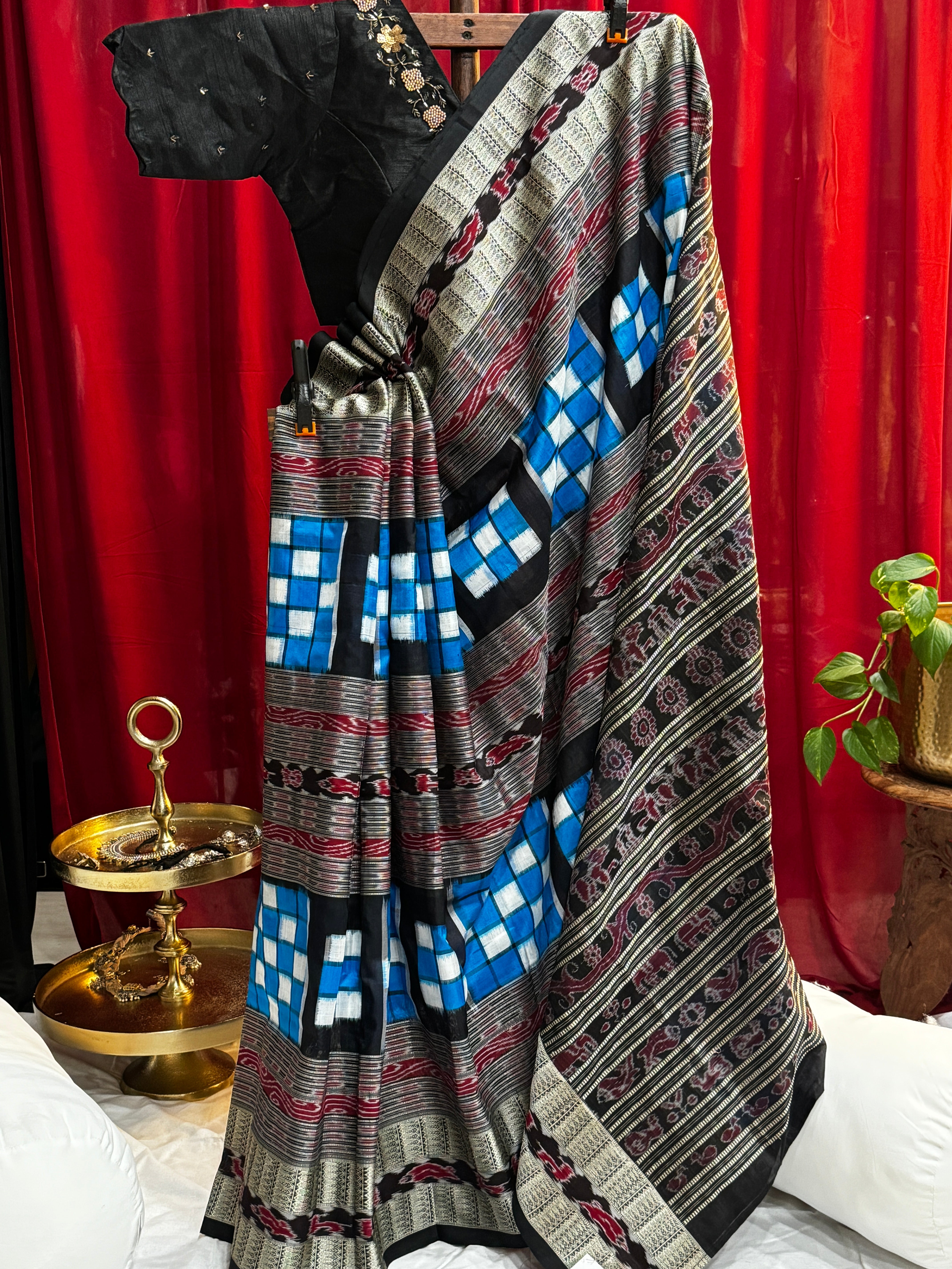 Odisha Bichritrapuri Sambalpuri Silk Handloom Saree