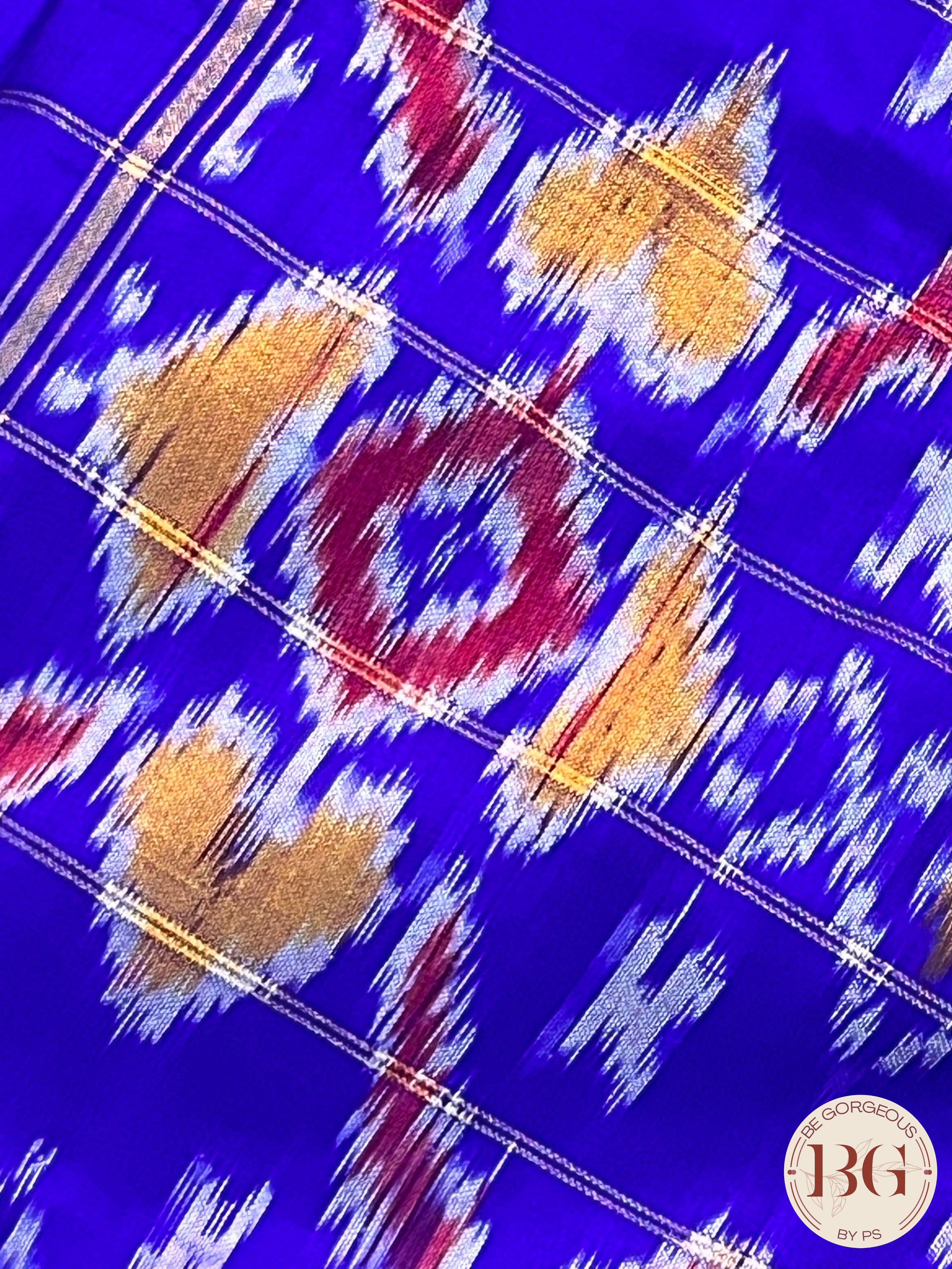 Pochumpally ikkat Pure silk handloom saree color - green