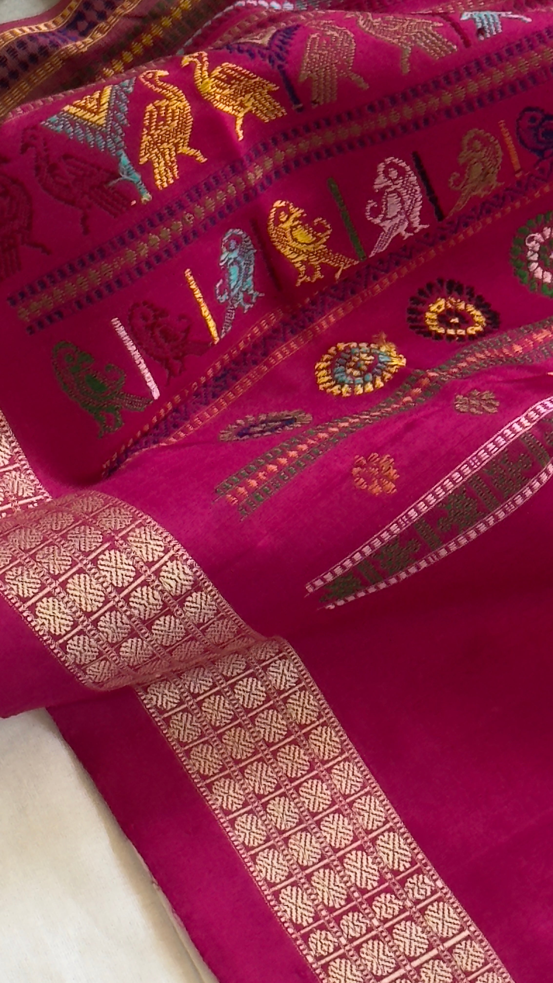 Dolabedi Pure Silk Sambalpuri Odisha Handloom Saree