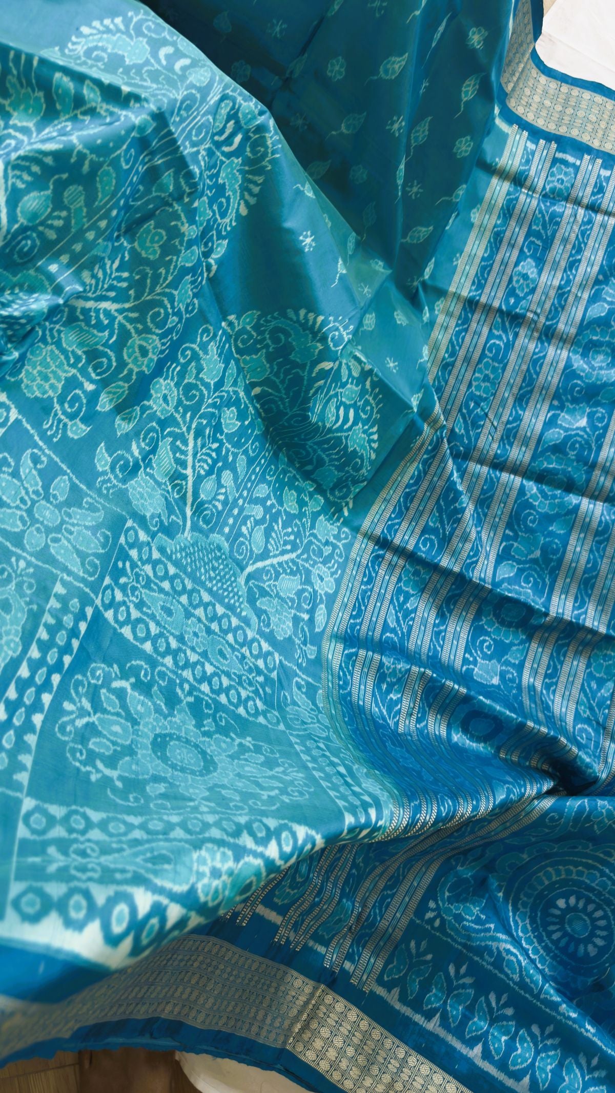 Odisha Full Body Bandha Sambalpuri Silk Handloom Saree