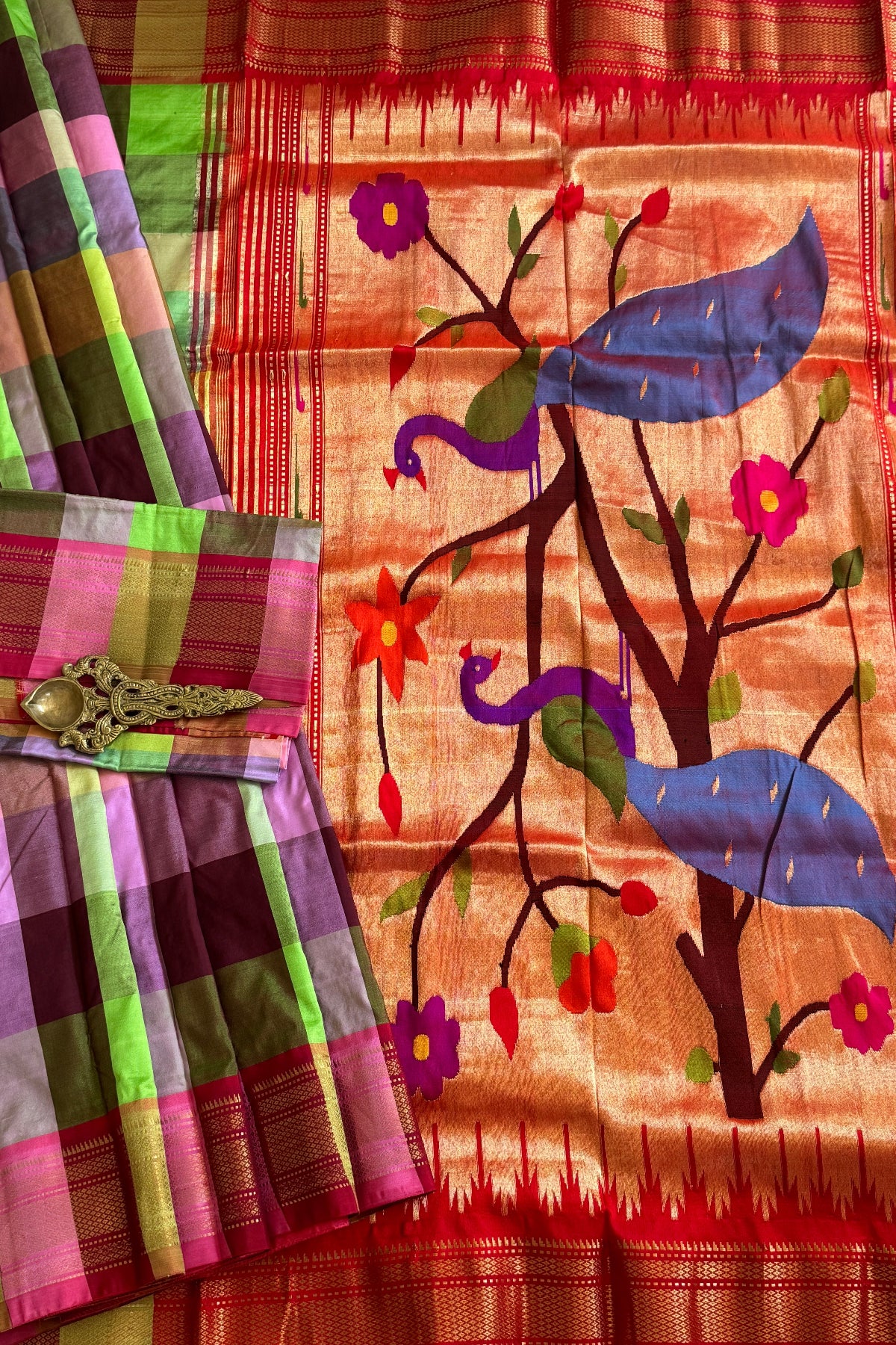 Paithani Pure silk handloom saree