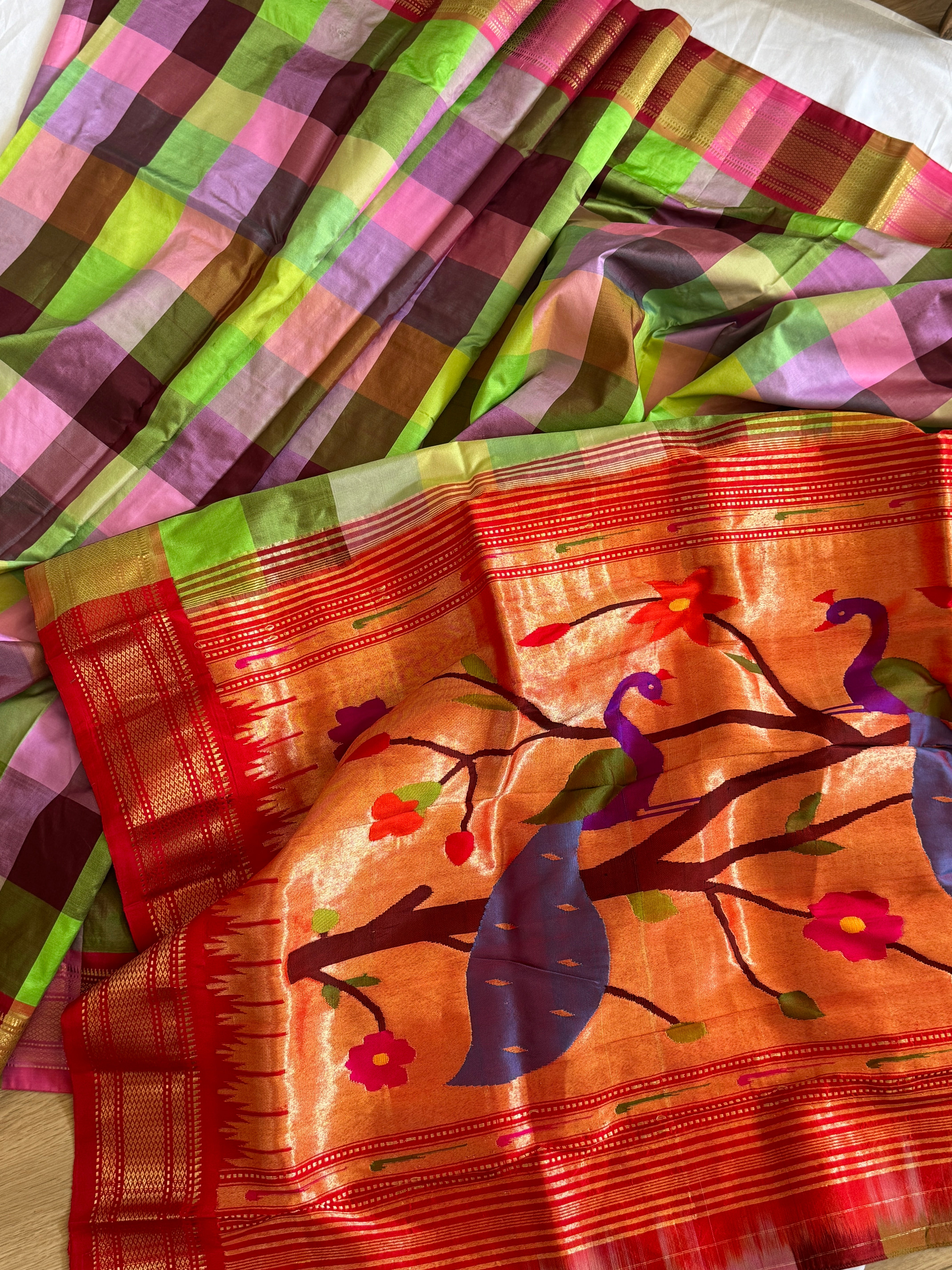 Paithani Pure silk handloom saree