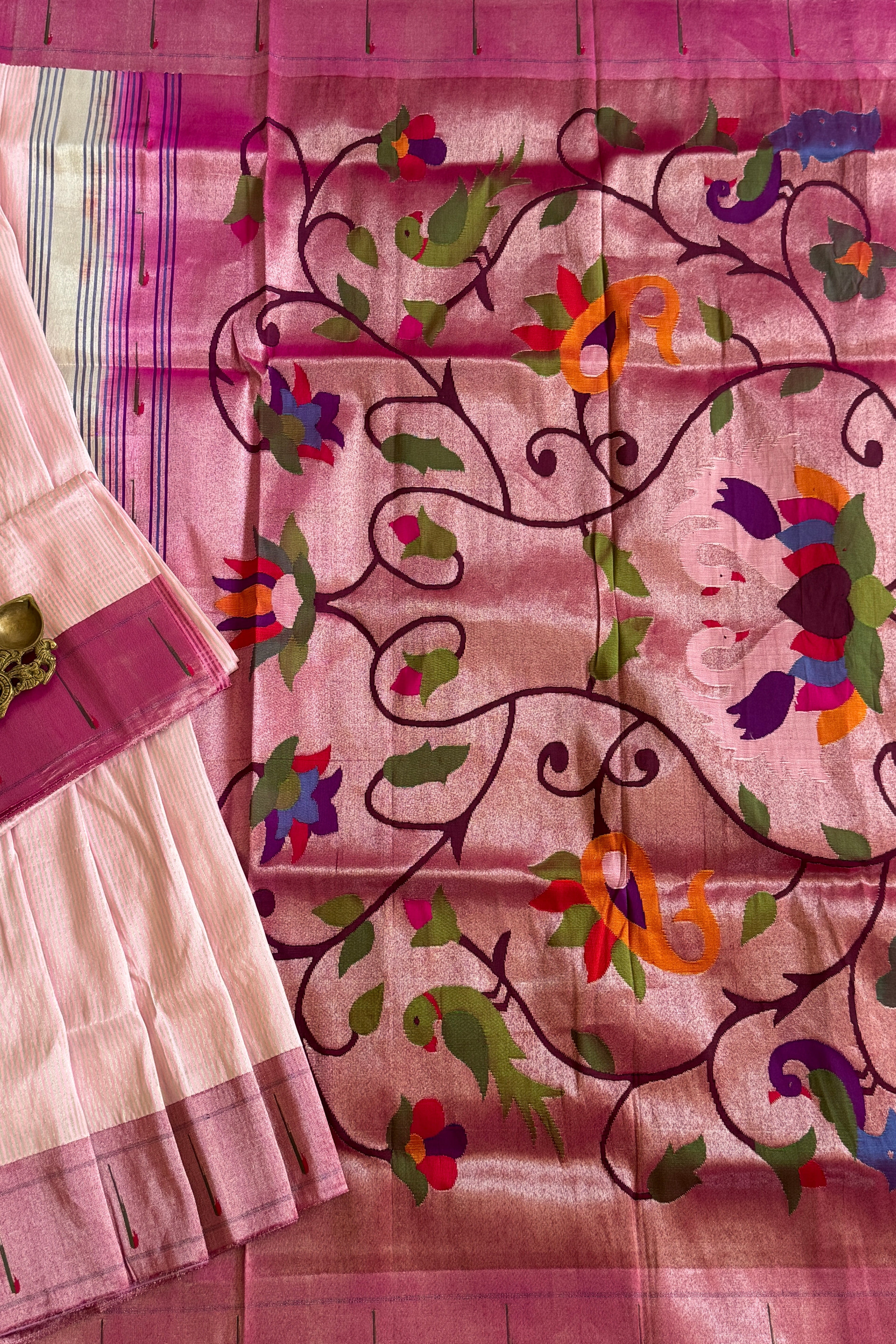 Paithani Pure silk handloom saree