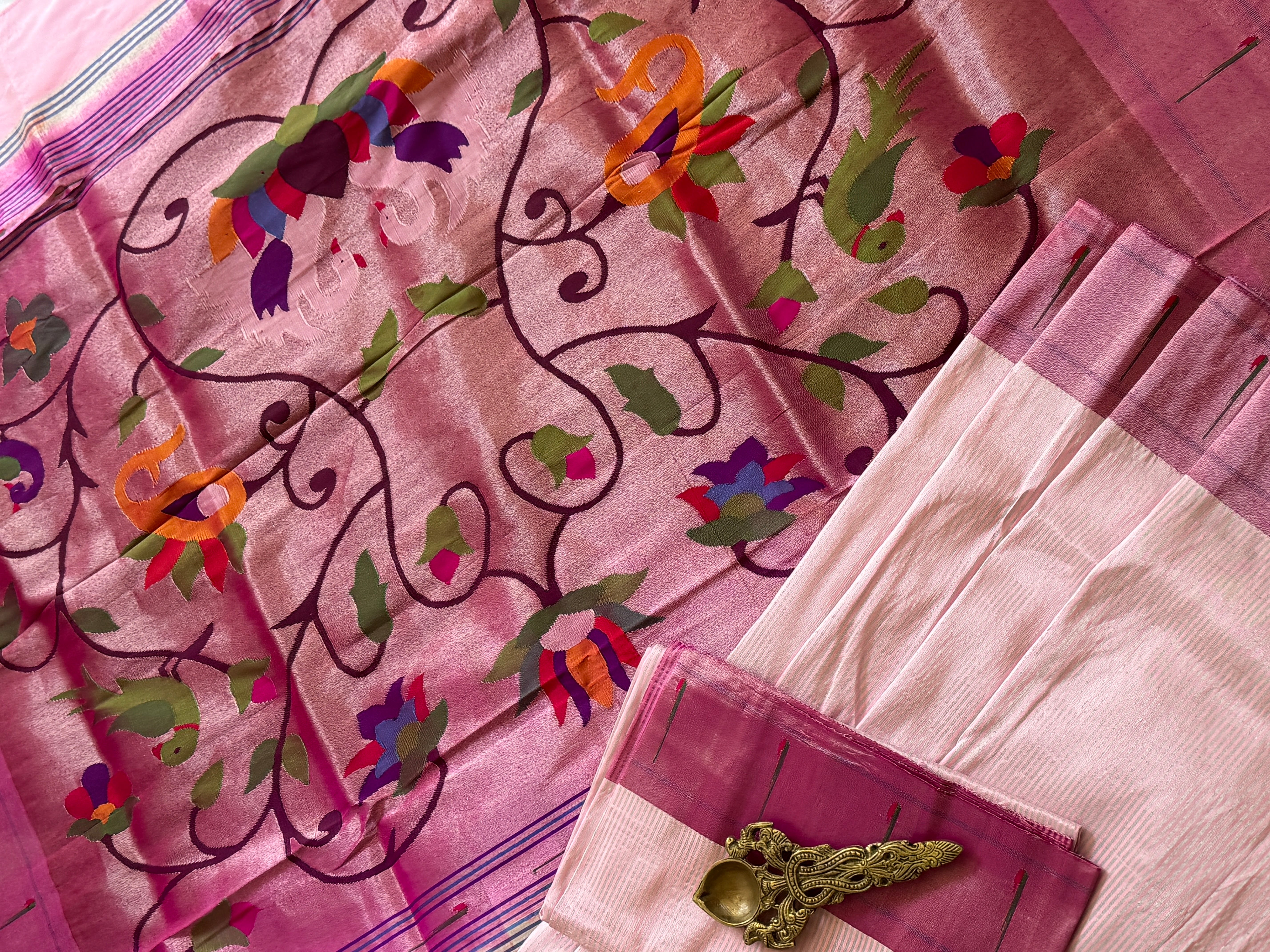 Paithani Pure silk handloom saree