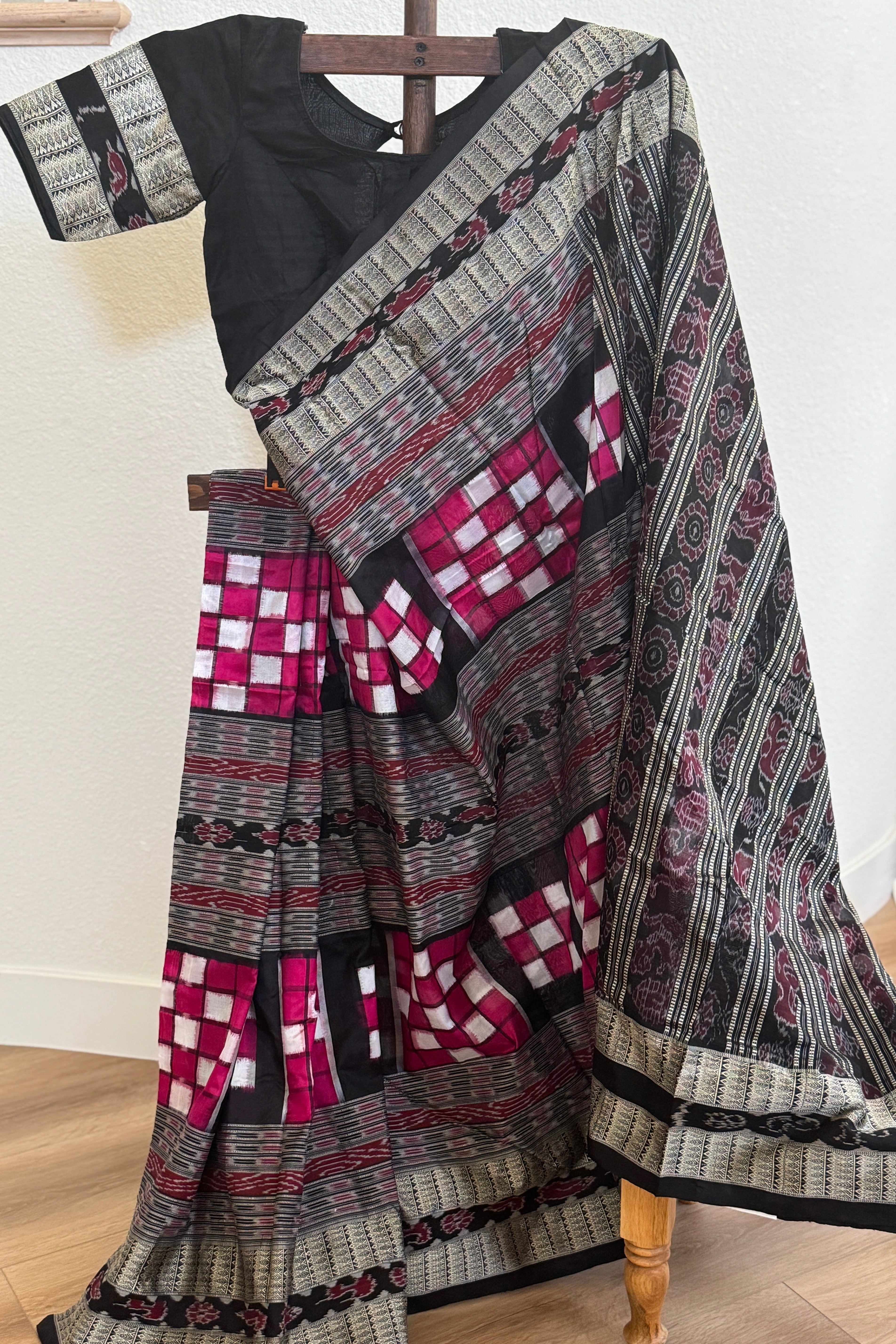 Odisha Bichritrapuri Sambalpuri Silk Handloom Saree