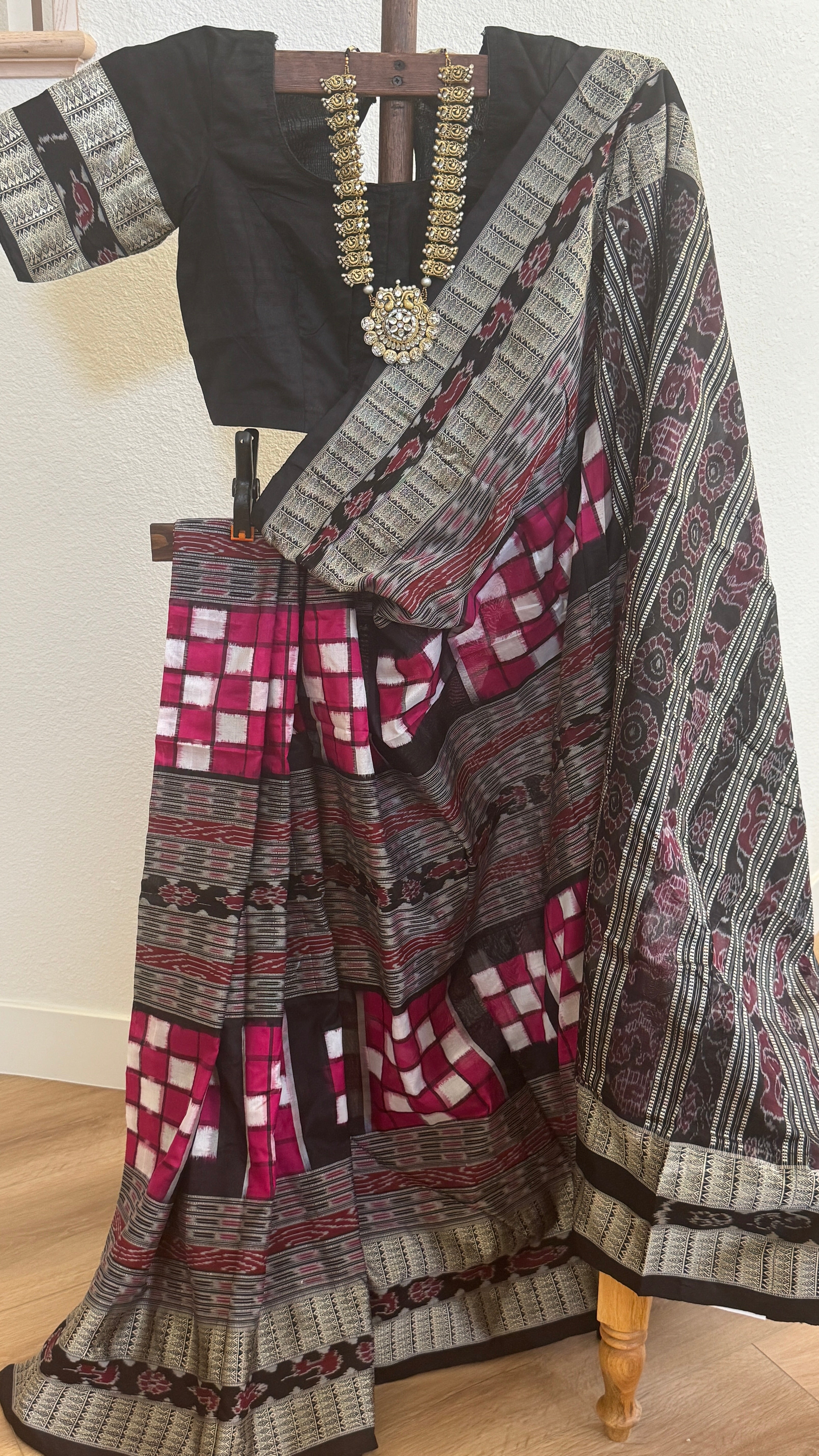 Odisha Bichritrapuri Sambalpuri Silk Handloom Saree