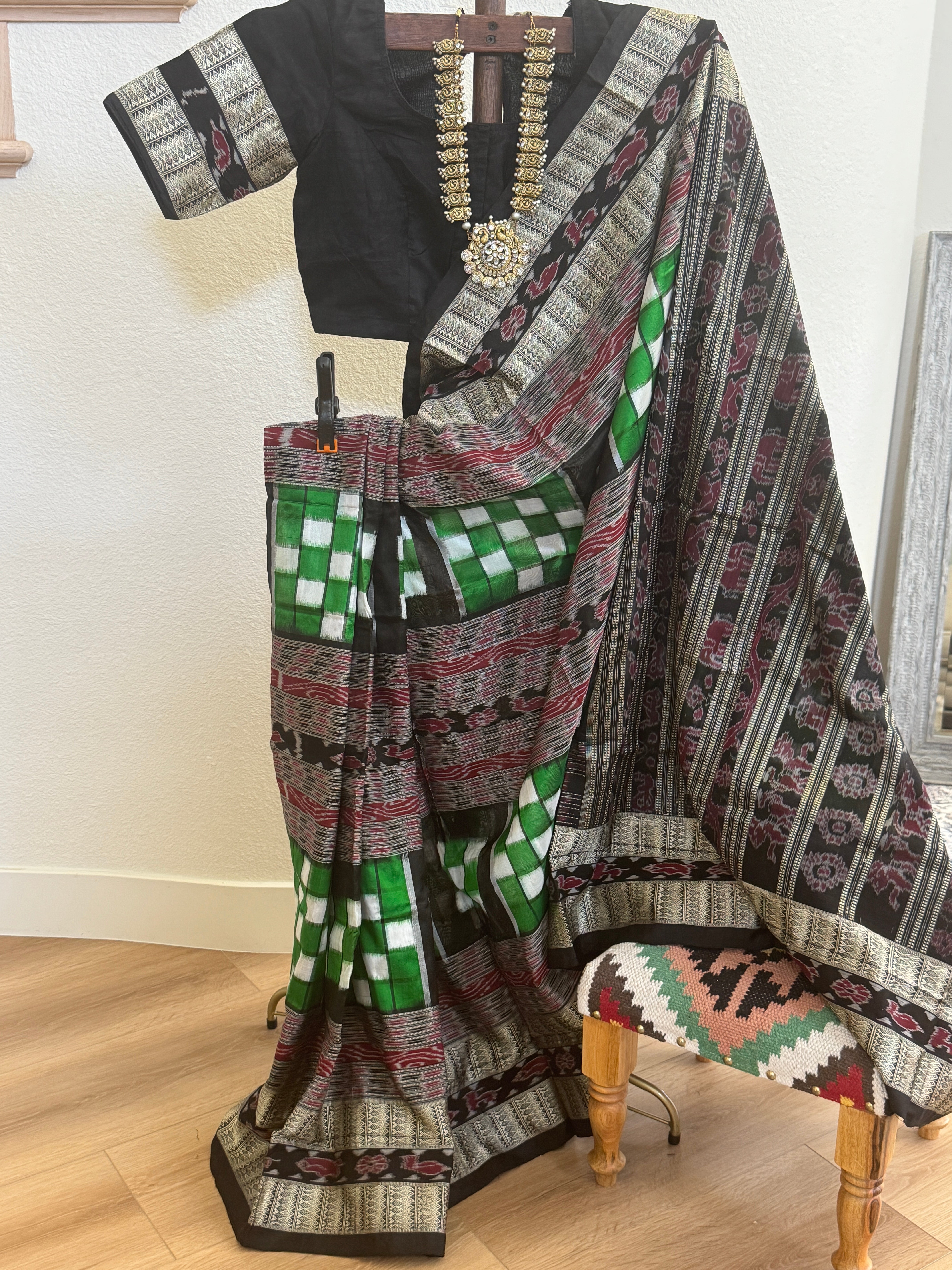 Odisha Bichritrapuri Sambalpuri Silk Handloom Saree