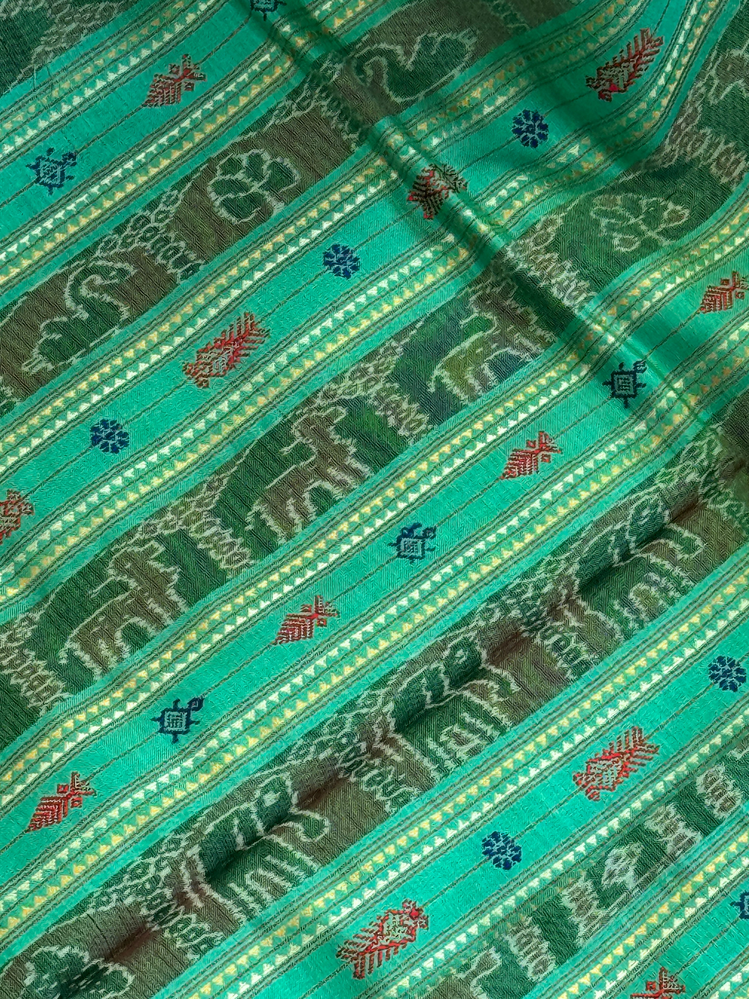 Odisha Hazar Butta Tussar Mulberry Silk Handloom Saree