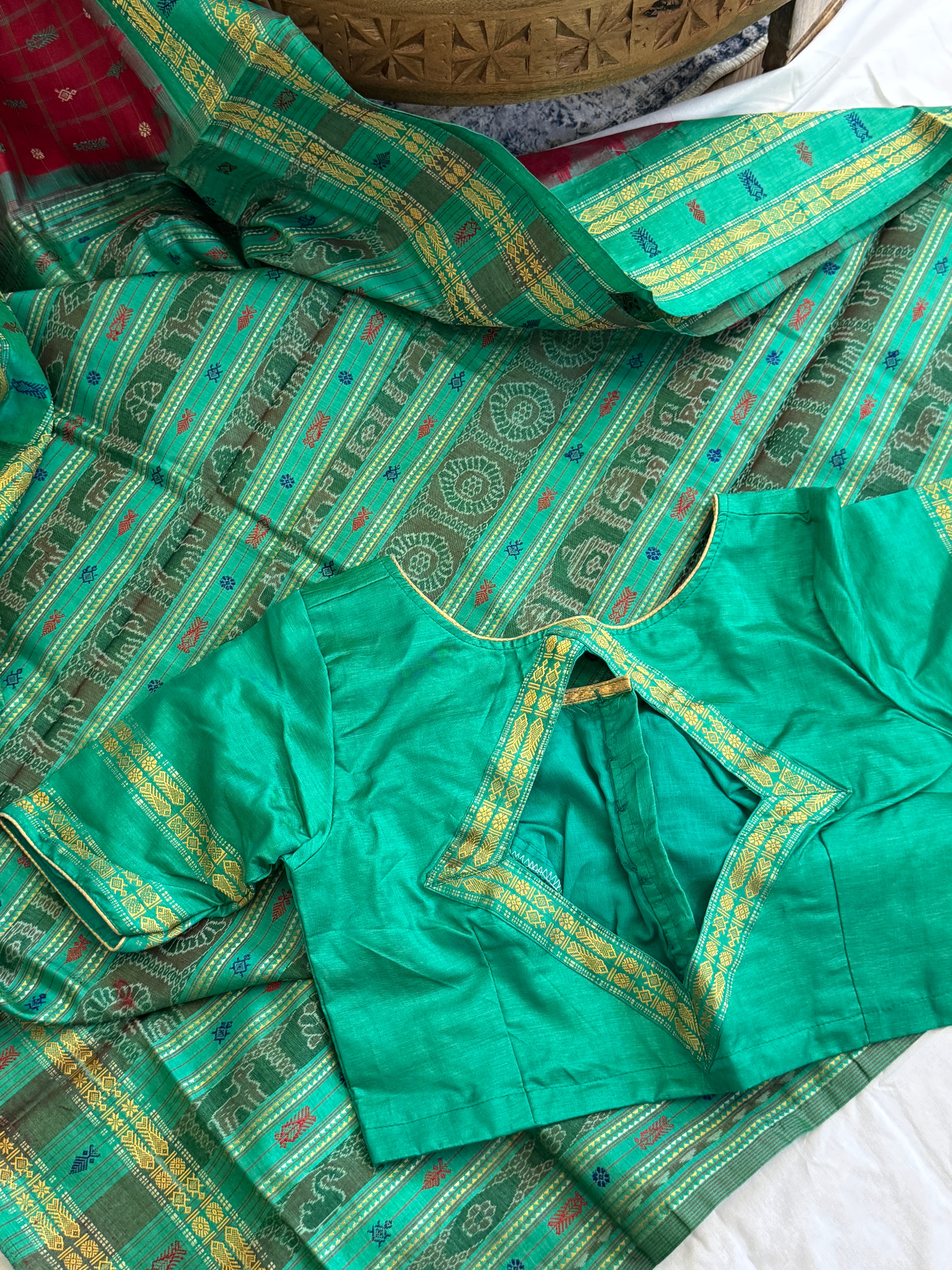 Odisha Hazar Butta Tussar Mulberry Silk Handloom Saree