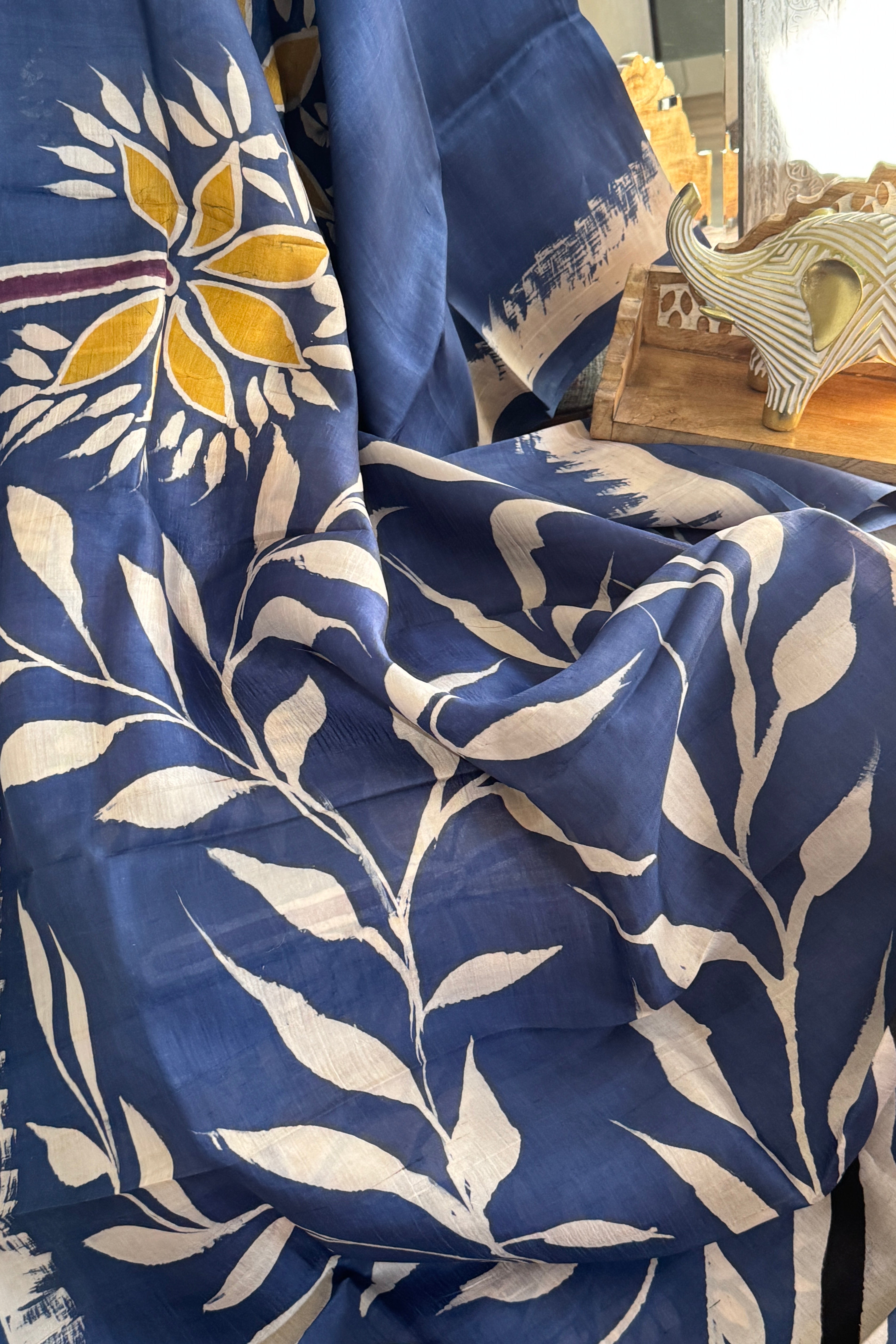 Hand Batik Pure Silk Saree