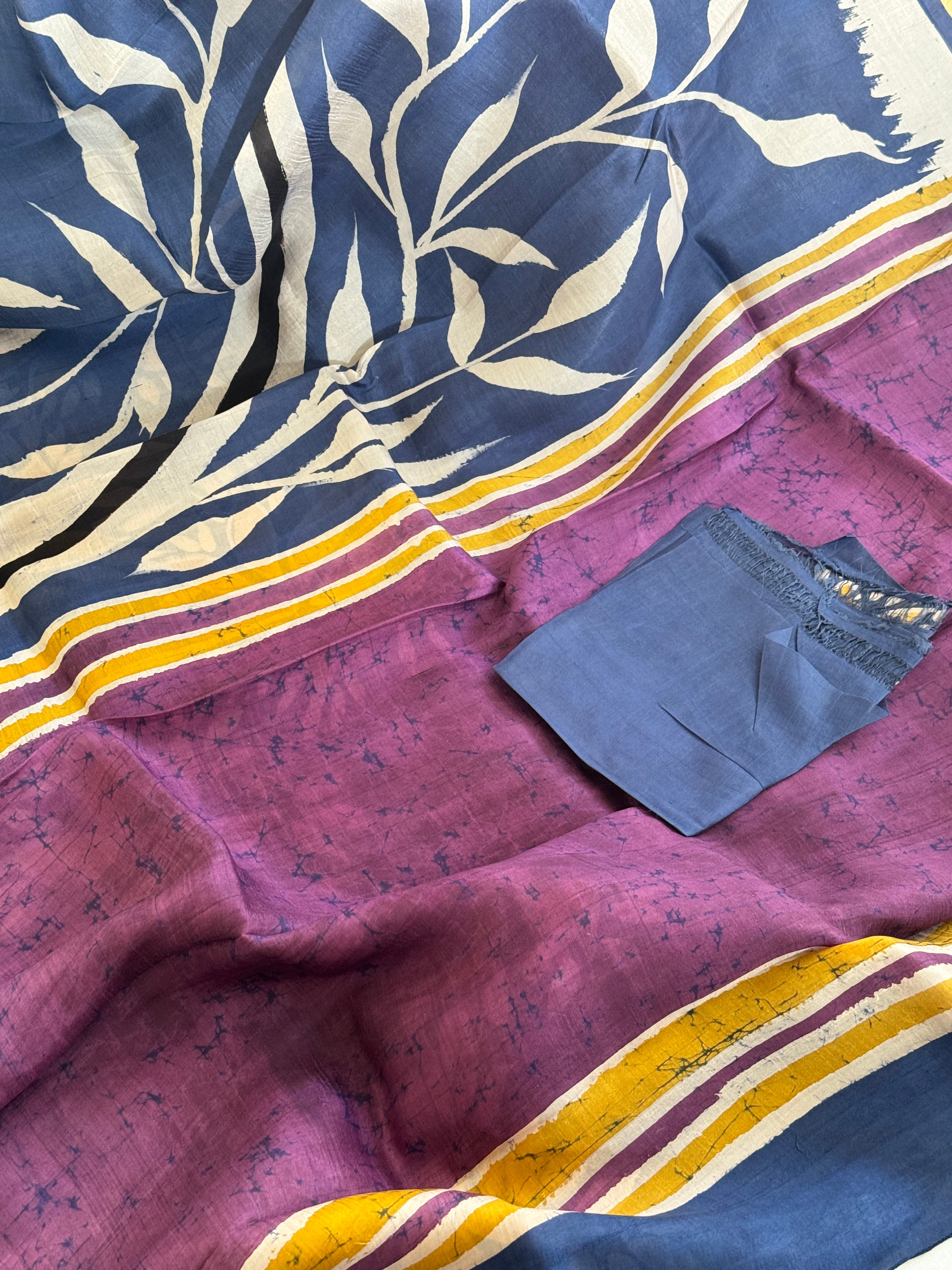 Hand Batik Pure Silk Saree