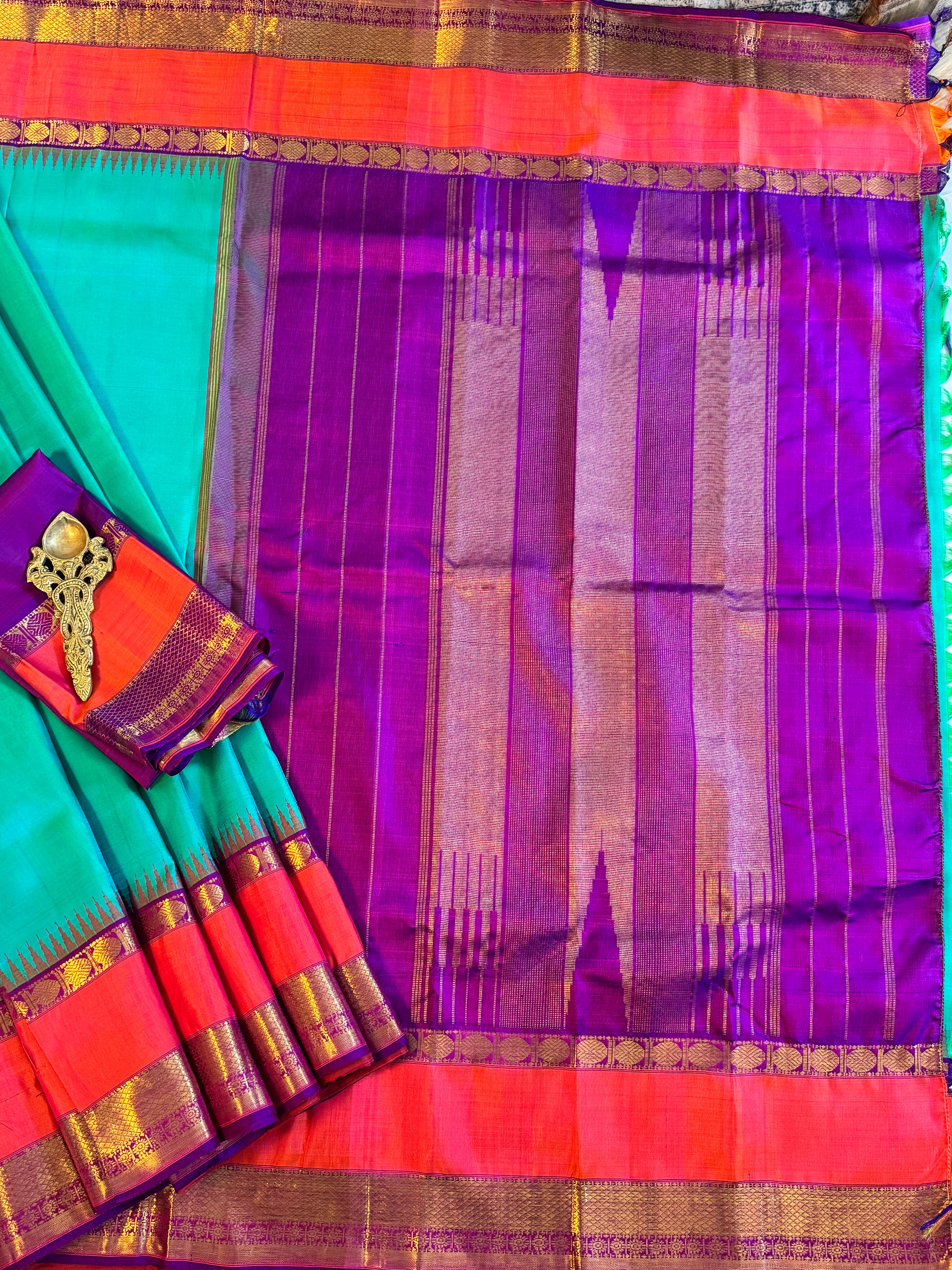 Kanjeevaram Handloom Pure Silk Saree