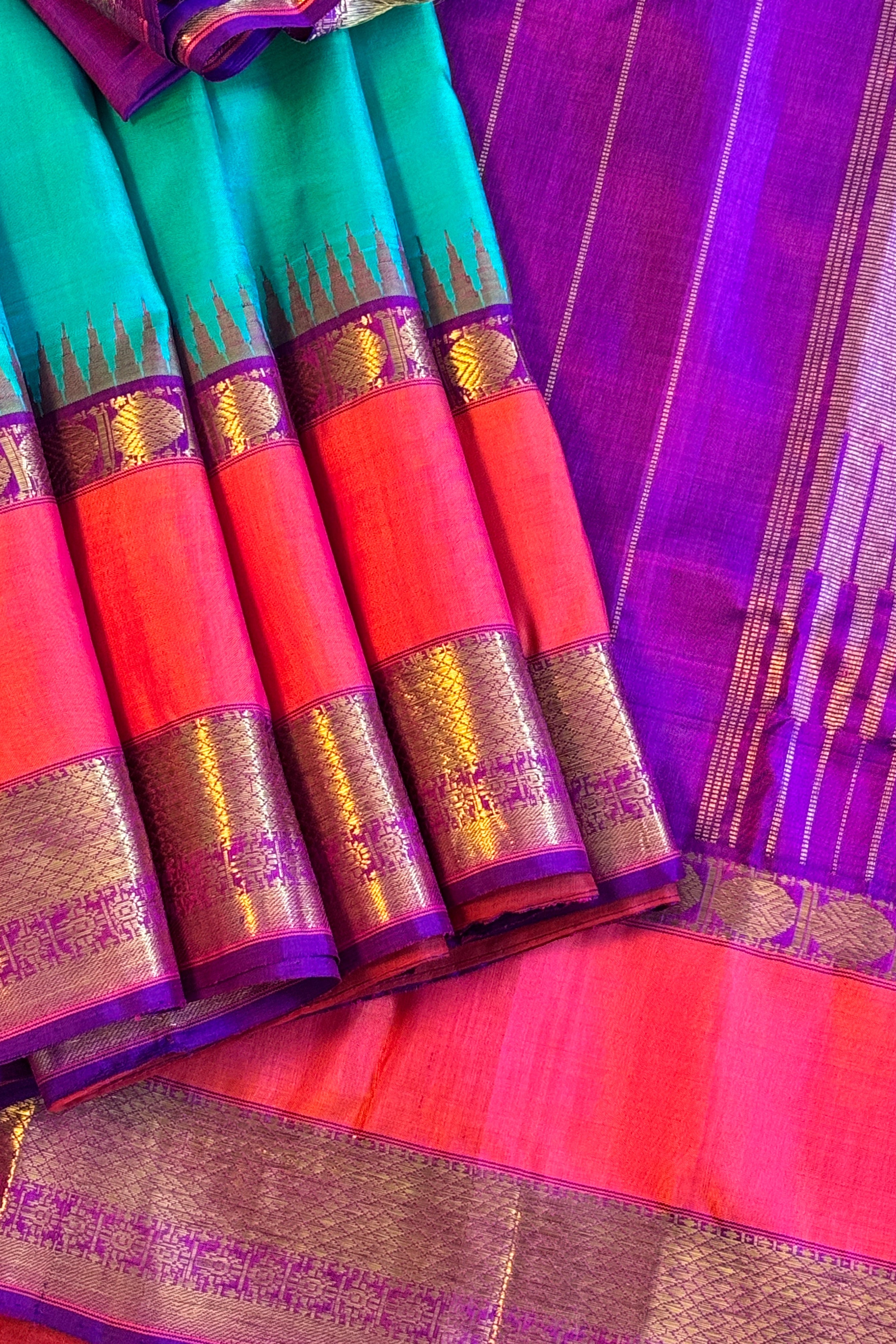 Kanjeevaram Handloom Pure Silk Saree