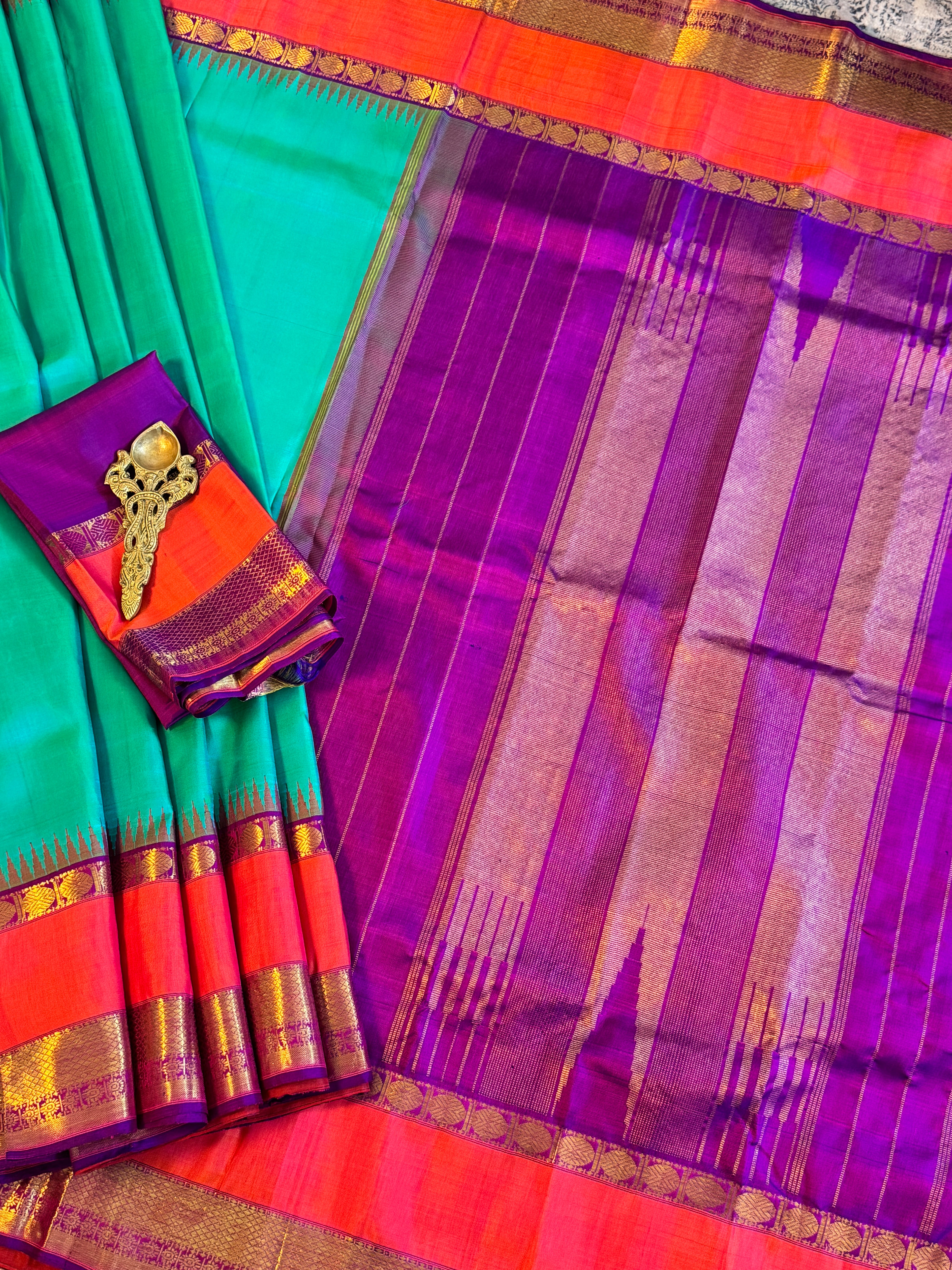 Kanjeevaram Handloom Pure Silk Saree