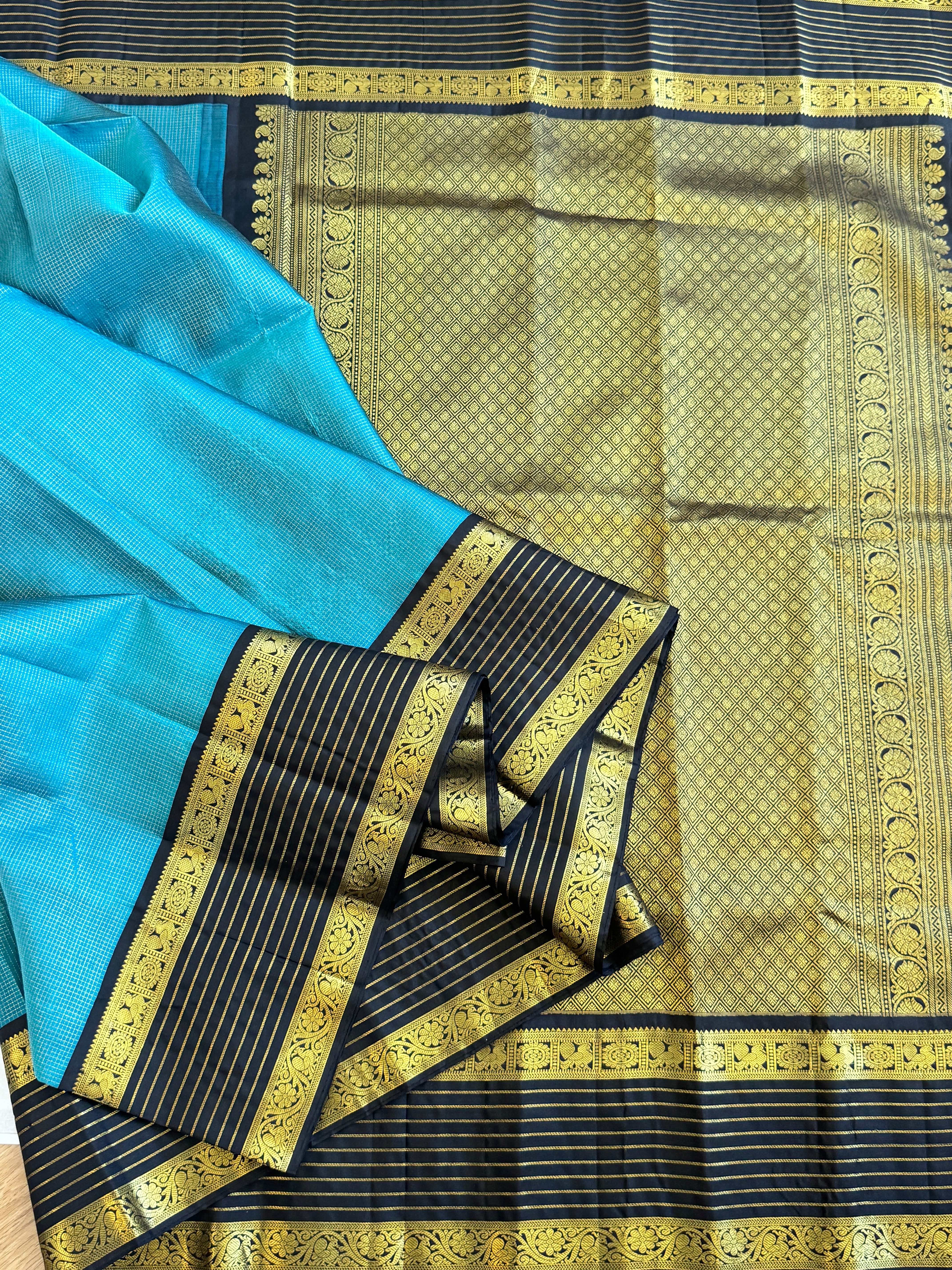 Kanjeevaram Handloom Pure Silk Vairaossi Saree