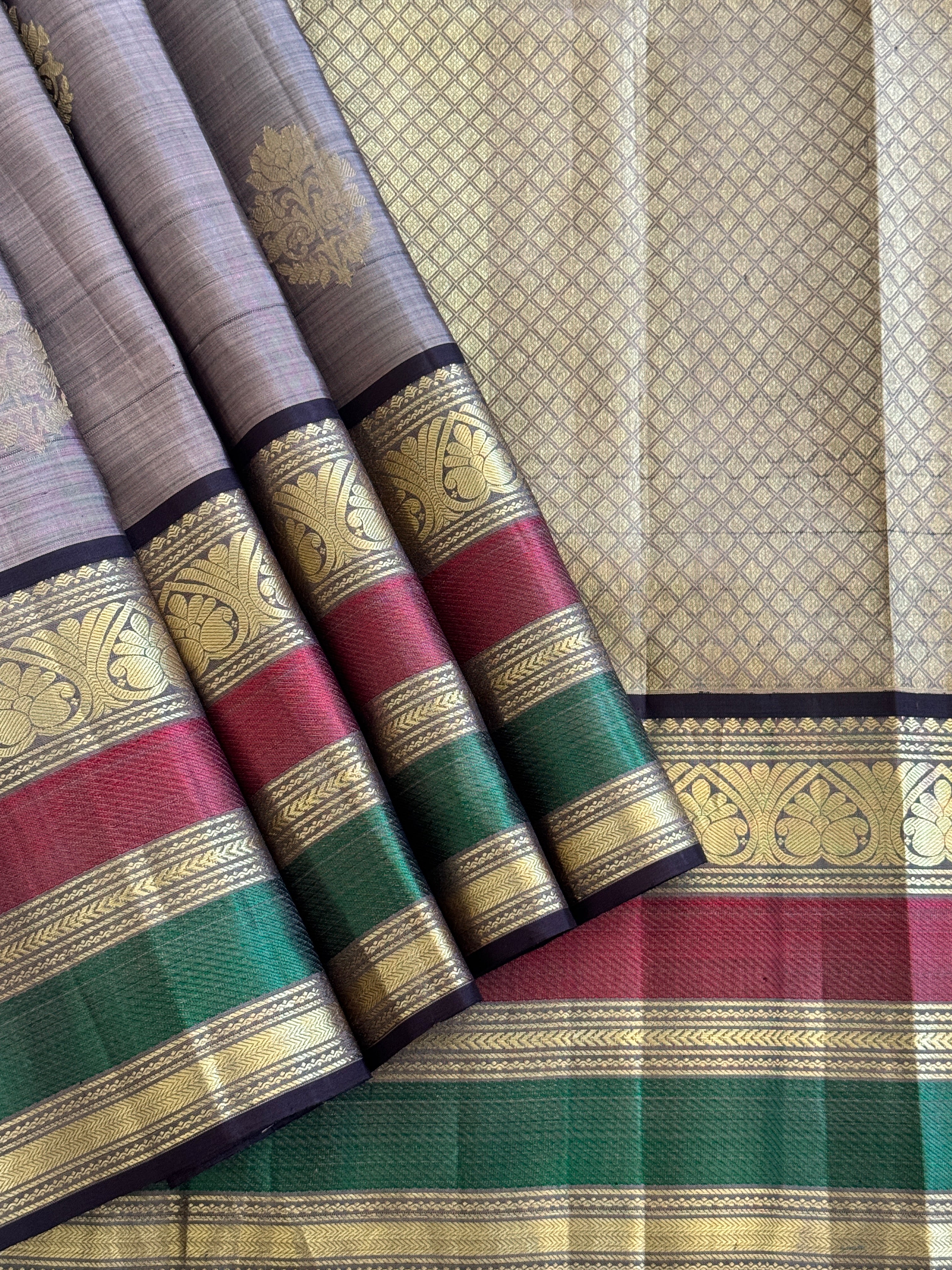 Kanjeevaram Handloom Pure Silk Saree