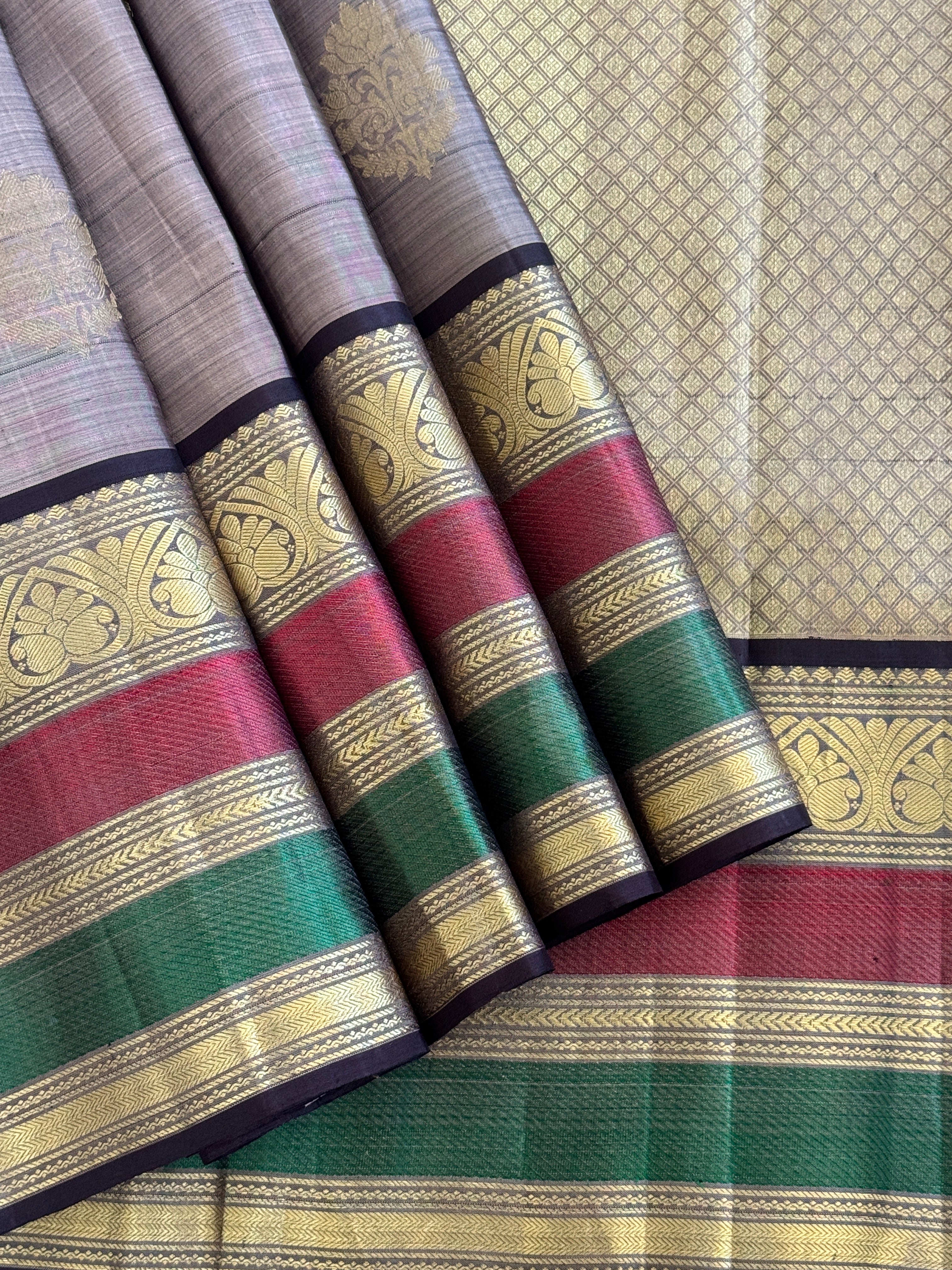 Kanjeevaram Handloom Pure Silk Saree