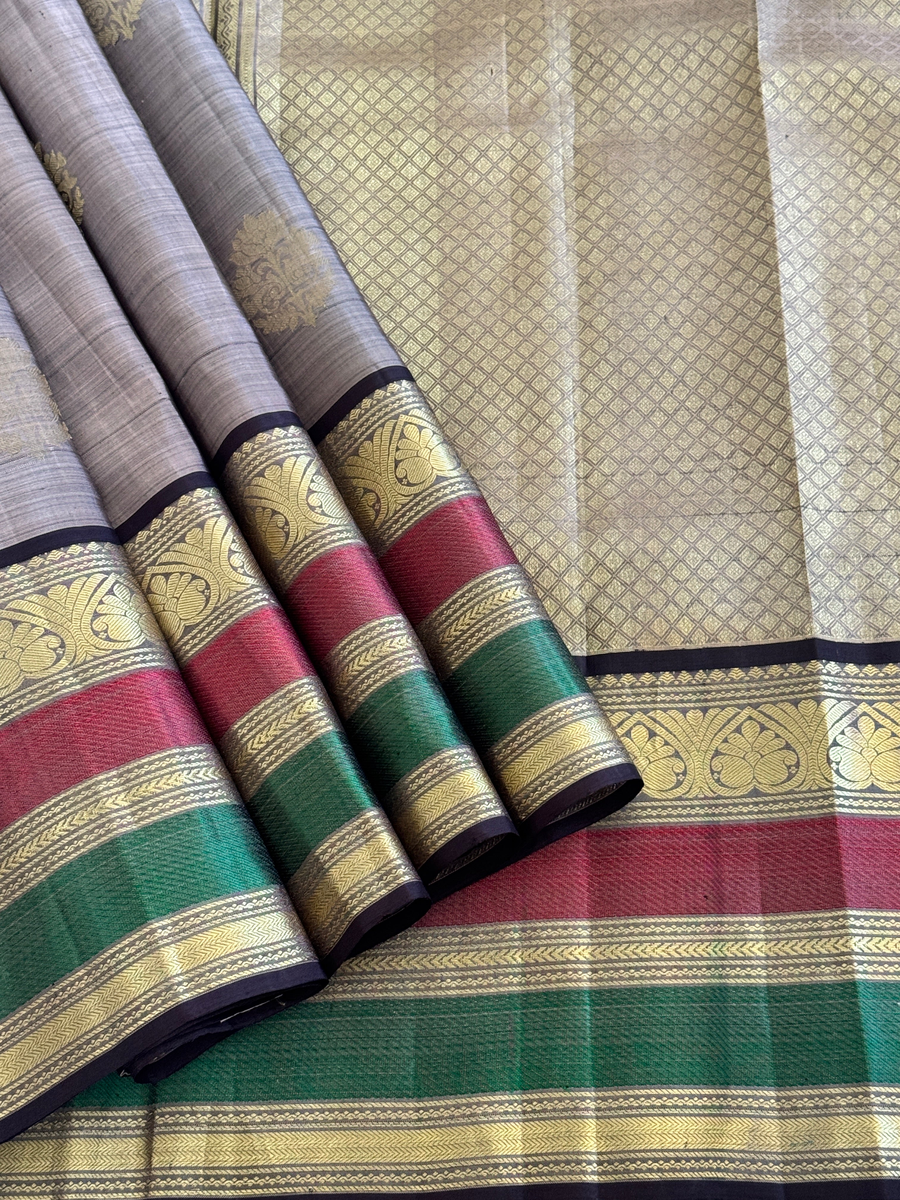 Kanjeevaram Handloom Pure Silk Saree