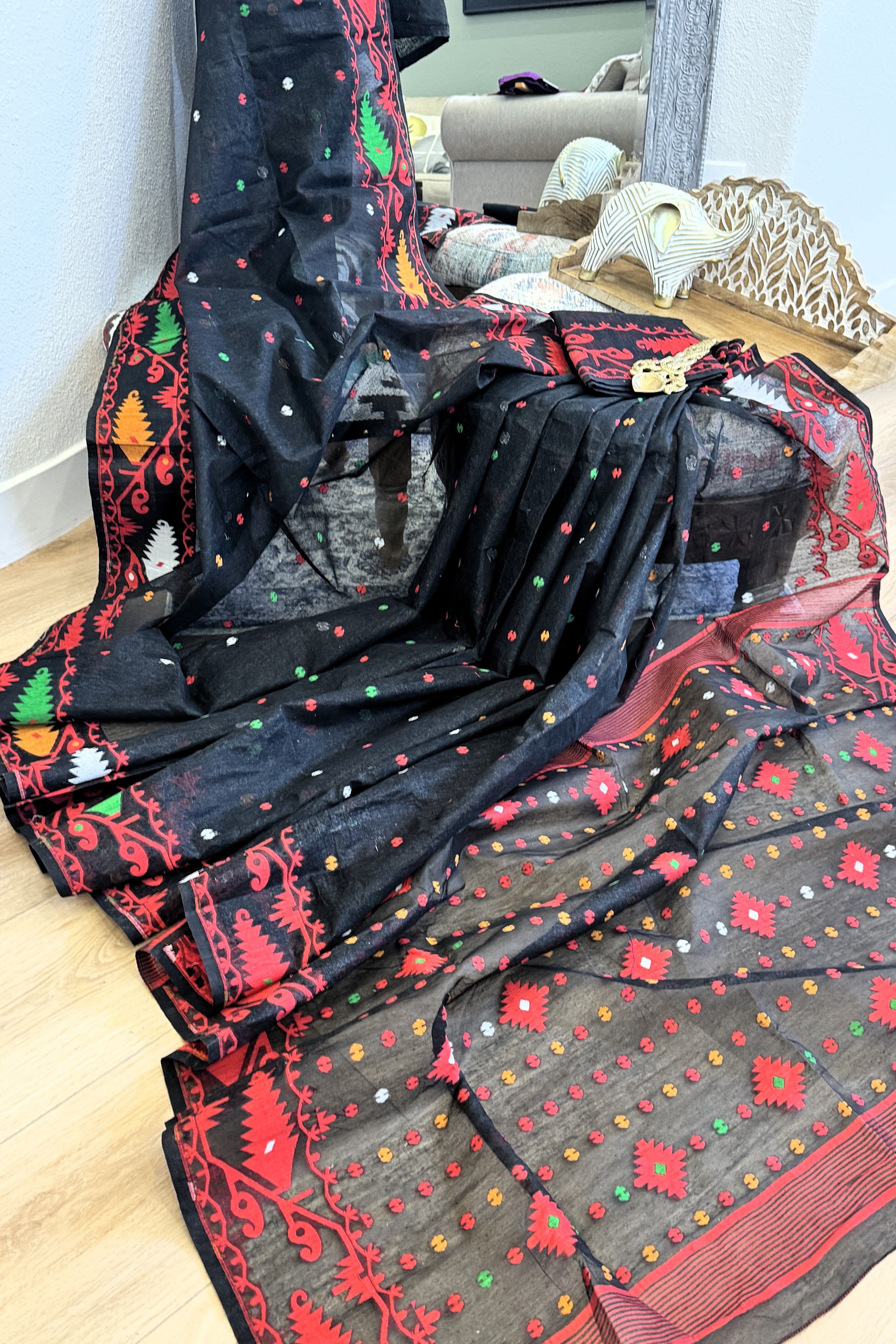 Jamdani Cotton Saree