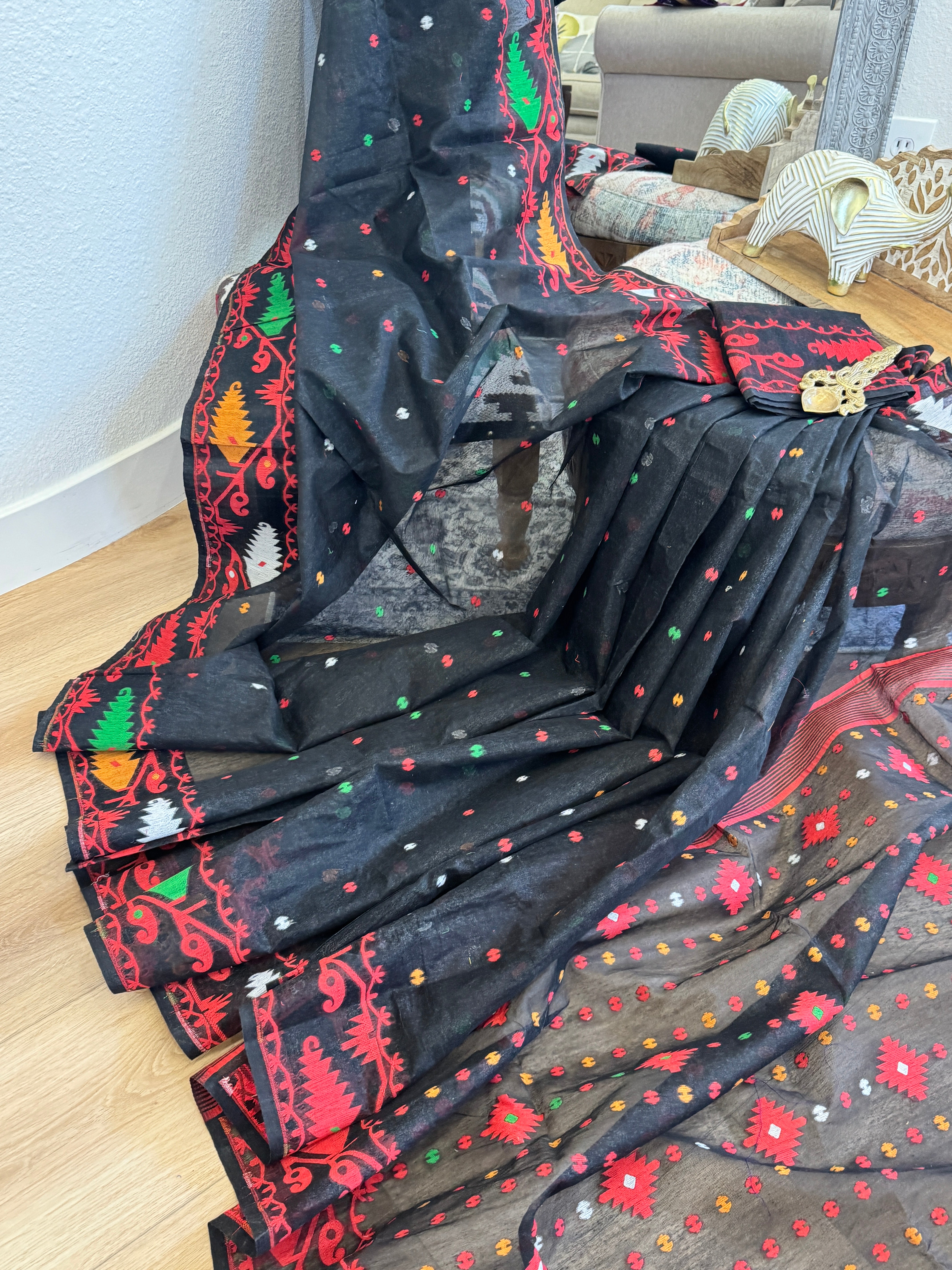 Jamdani Cotton Saree